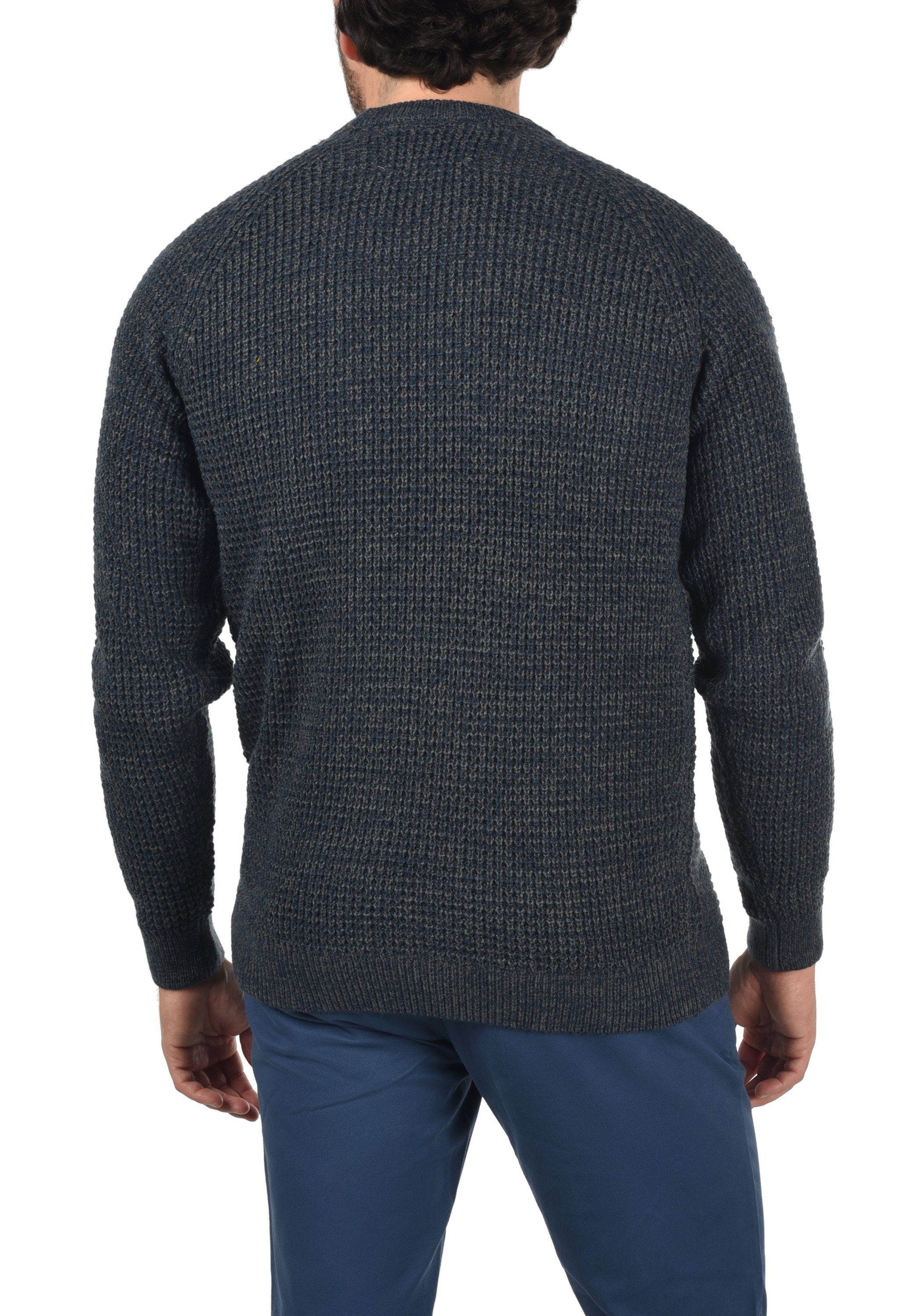 Blend Strickpullover BHCarrizal Stilvoller Grobstrick-Pullover mit Rundhalsausschnitt