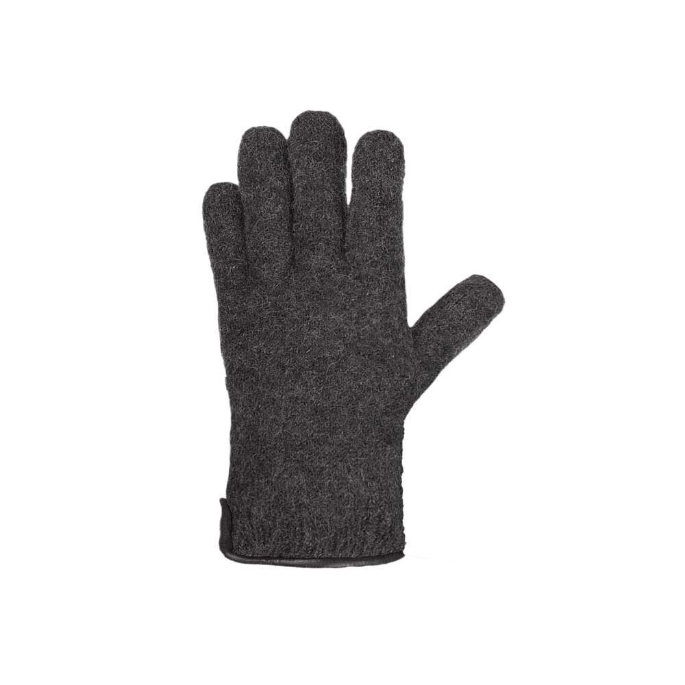 PURE PURE by Bauer Strickhandschuhe Walk-Handschuh mit Ledereinfass