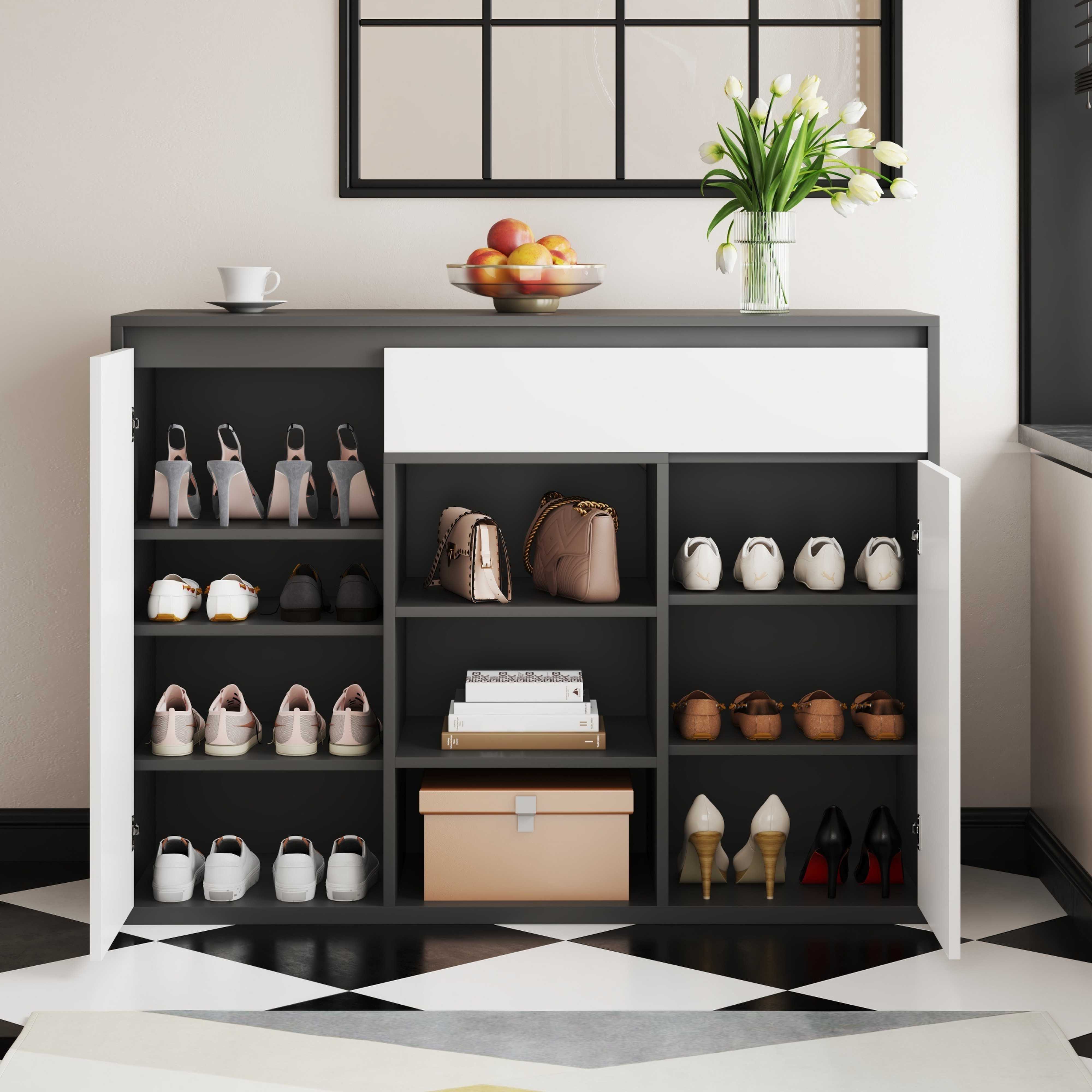 BlingBin Schuhschrank Schuhkipper Schuhkommode Schuhregal (für Flur,Diele,B günstig online kaufen