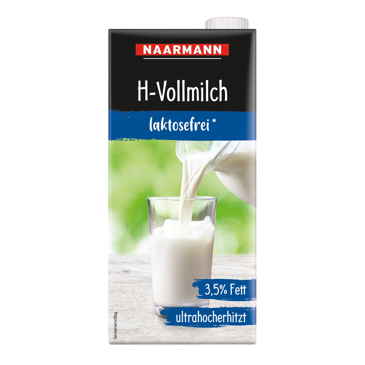 NAARMANN Milch, Naarmann Vollmilch laktosefreie H Milch Drehverschluss 1000ml