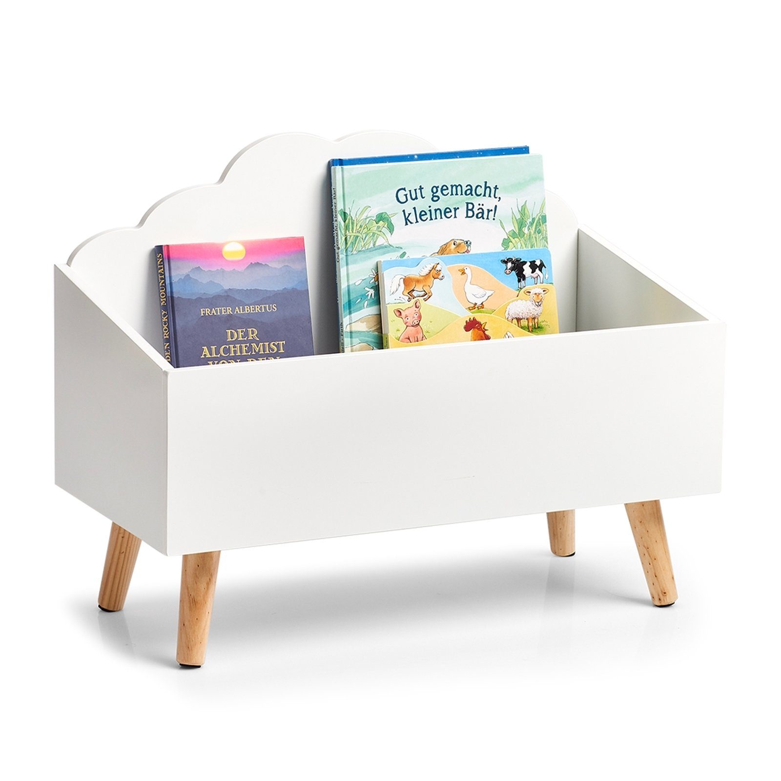 HTI-Living Aufbewahrungsbox Kinder-Aufbewahrungstruhe Wolke (Stück, 1 St., 1 Truhe), Kindertruhe Spielzeugkiste