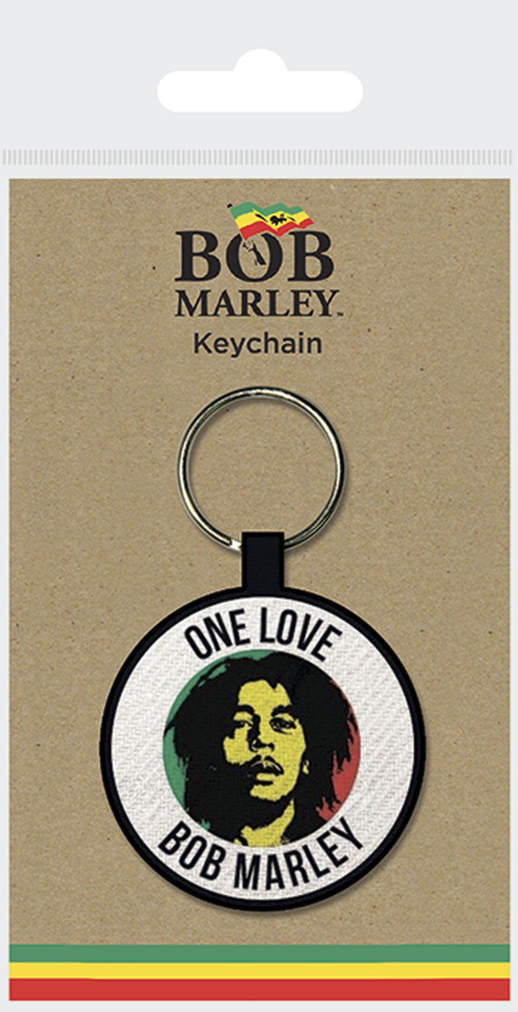 Schlüsselanhänger gewebter Keyring - Keyring TexMet - Bob Marley - One Love