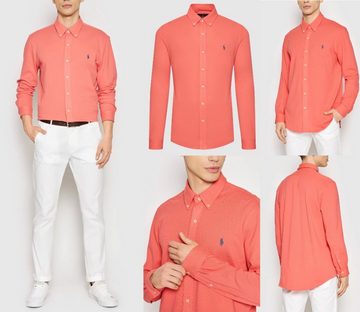 Ralph Lauren Langarmhemd POLO RALPH LAUREN Mens Shirt Hemd Button Down Light Pique Heritage Col