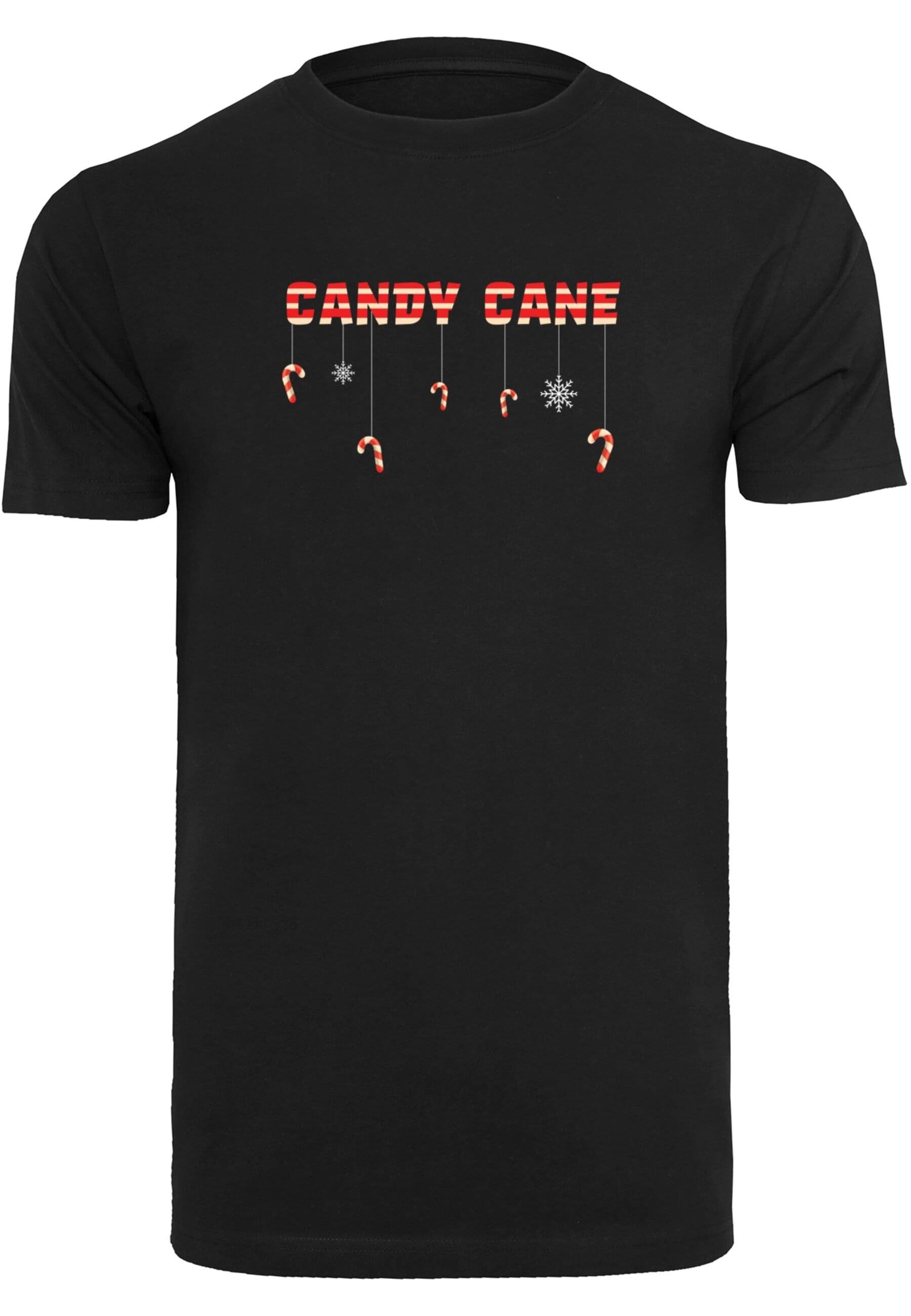 T-Shirt Cane Neck Candy T-Shirt (1-tlg) Merchcode Herren Round black