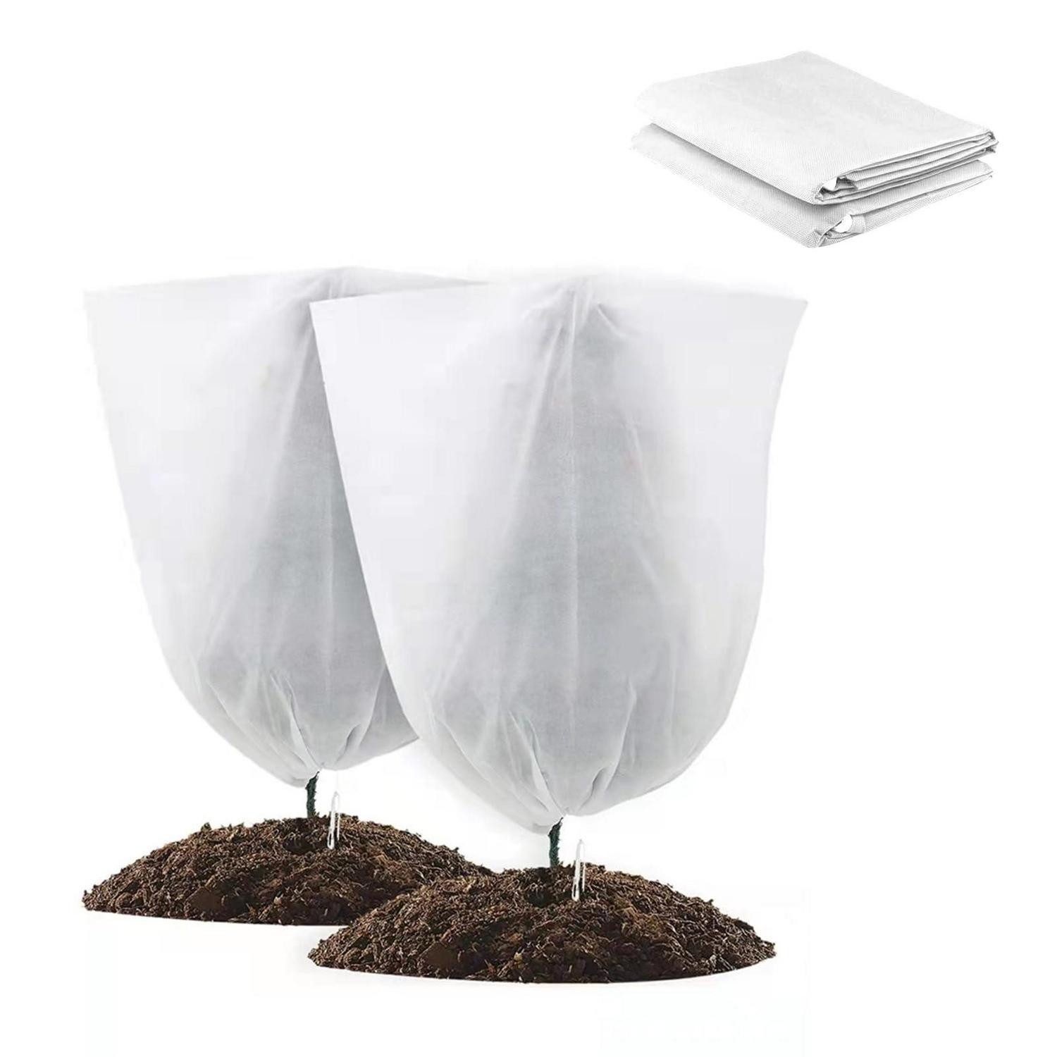 LuxusKollektion Winterschutzhaube Pflanzenschutz Winter 2 Stück Vlies Abdeckung (2-St)