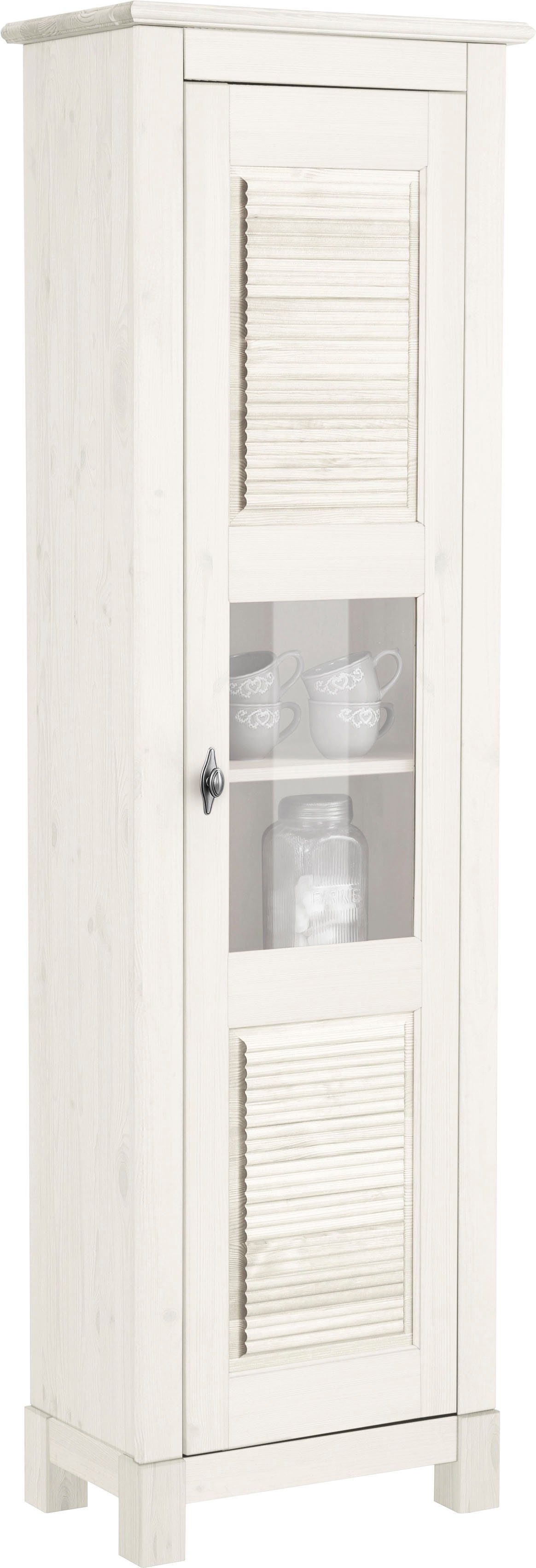 Home affaire Vitrine Rauna Vitrinenschrank, Stauraumchrank Höhe 180 cm, aus günstig online kaufen
