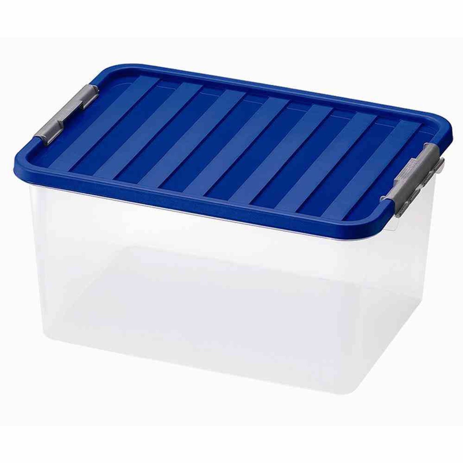 Heidrun Aufbewahrungsbox Systembox 38 l, 52 x 36 x 26 cm mit Deckel, farblich sortiert