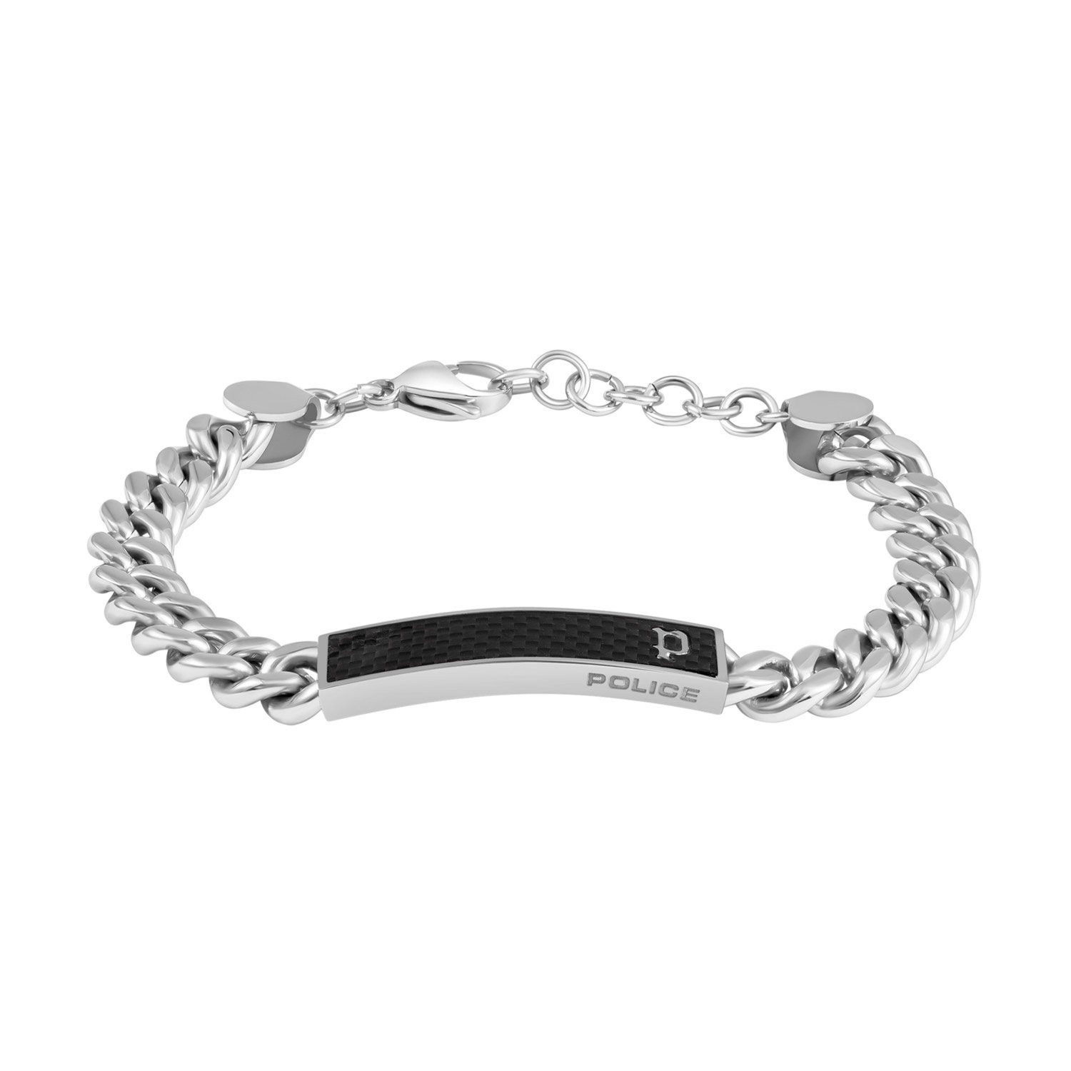 Police Edelstahlarmband 3 Herren-Strip II Edelstahl