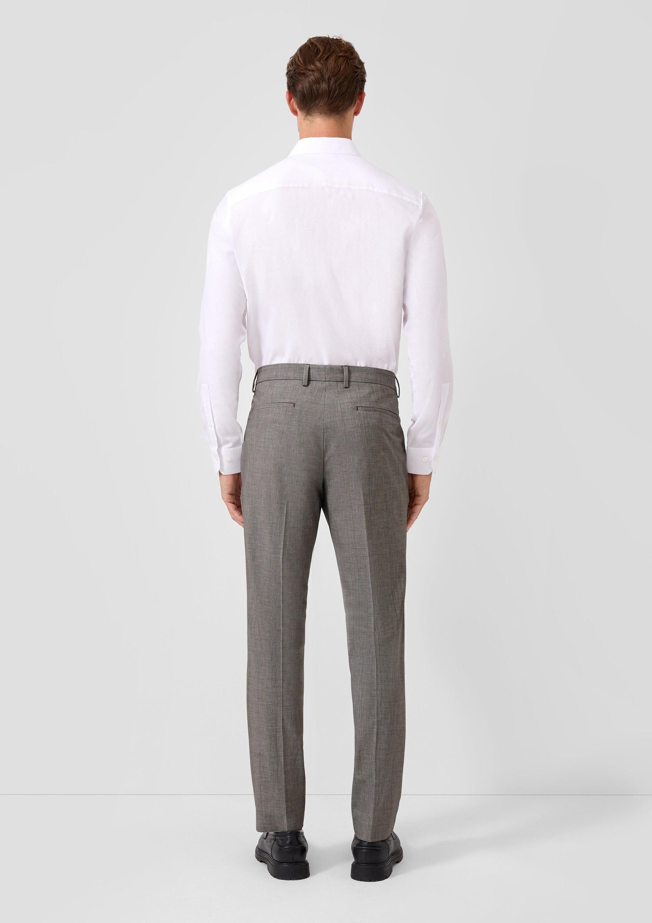 s.Oliver Chinos Anzughose S.OPURE s.O PURE: Anzughose aus gemustertem Stretch-Gewebe