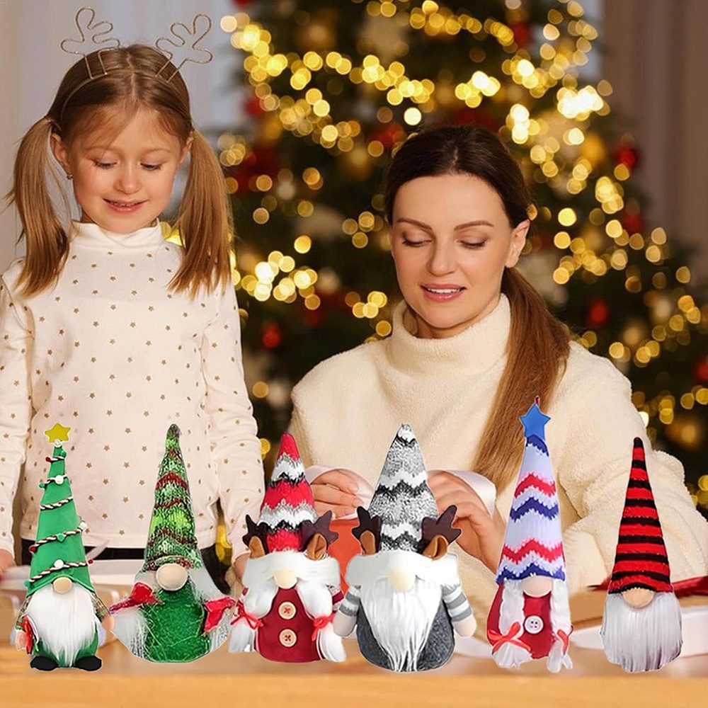 CLTYQ Adventskalender Gnomen Adventskalender 2025 Set mit 24 Gnomen Weihnachtsdekorations, Countdown-Kalendern,Weihnachtskalender,Plüschpuppen – Bild 3 von 5