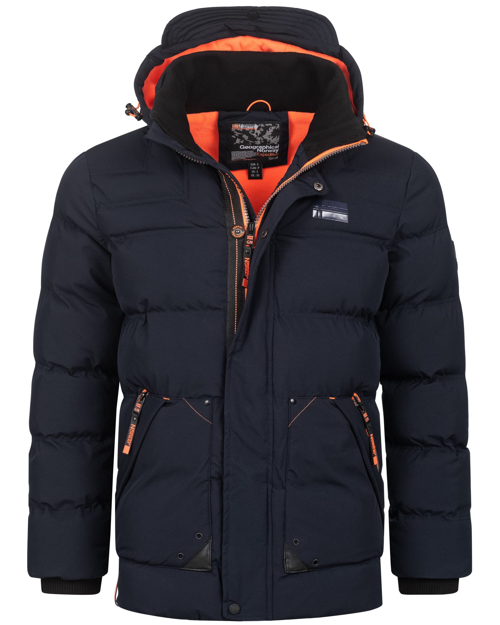 Geographical Norway Steppjacke Herren Winter Jacke warm gefüttert Parka Ste günstig online kaufen