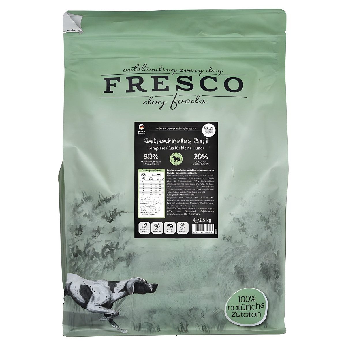 Fresco TrockenBarf Complete Plus Pferd 2,5 kg, für: Hund