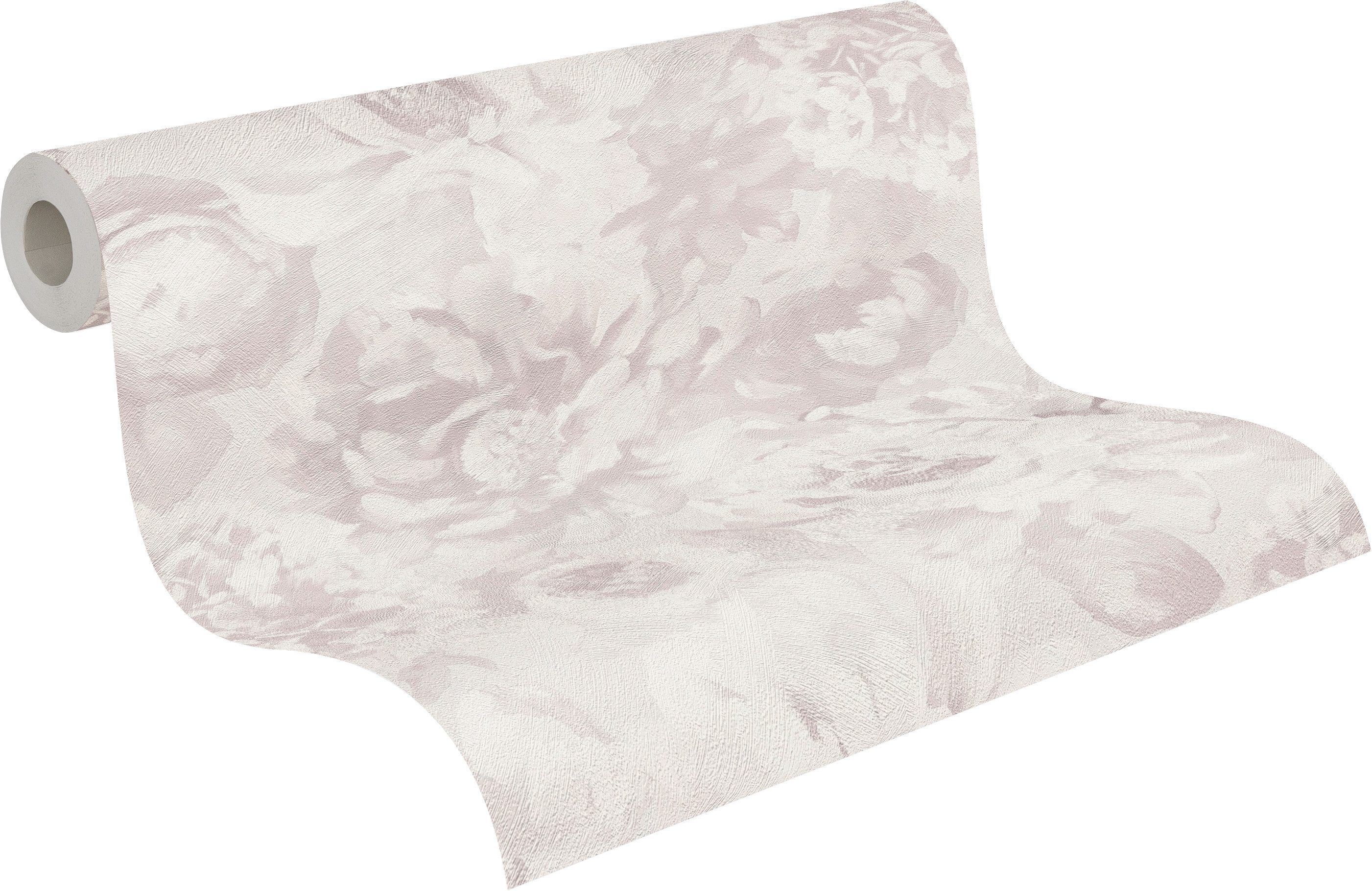 A.S. Création Vliestapete Trend Spectrum Peony – Opulente Pfingstrosen Vliestapete, strukturiert, floral, leicht glänzend, geblümt, (1 St), Opulente Pfingstrosen mit lebendiger Farbwirkung und Struktur