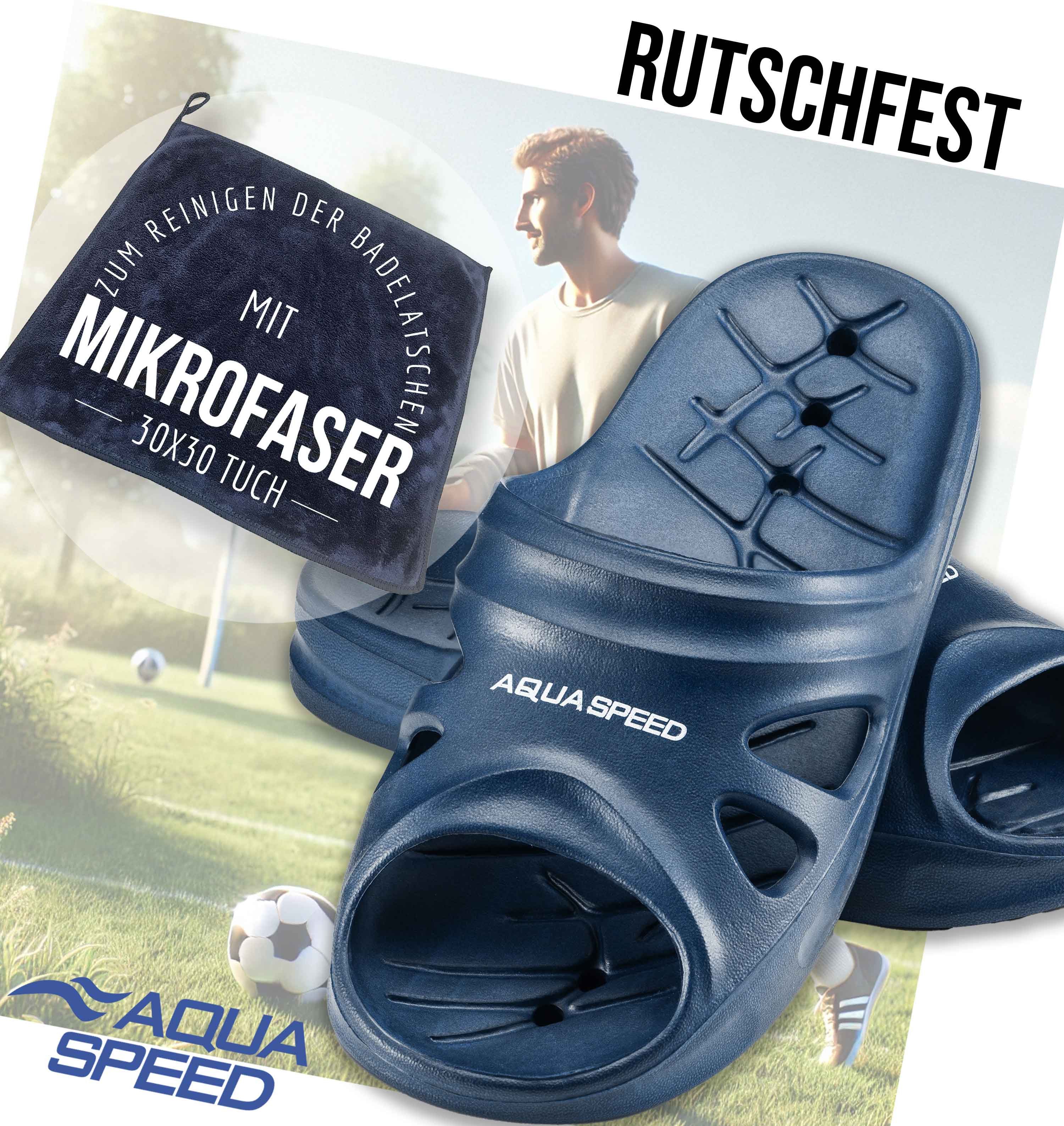 Aqua Speed Badelatschen FLORIDA + Mikrofaserhandtuch günstig online kaufen