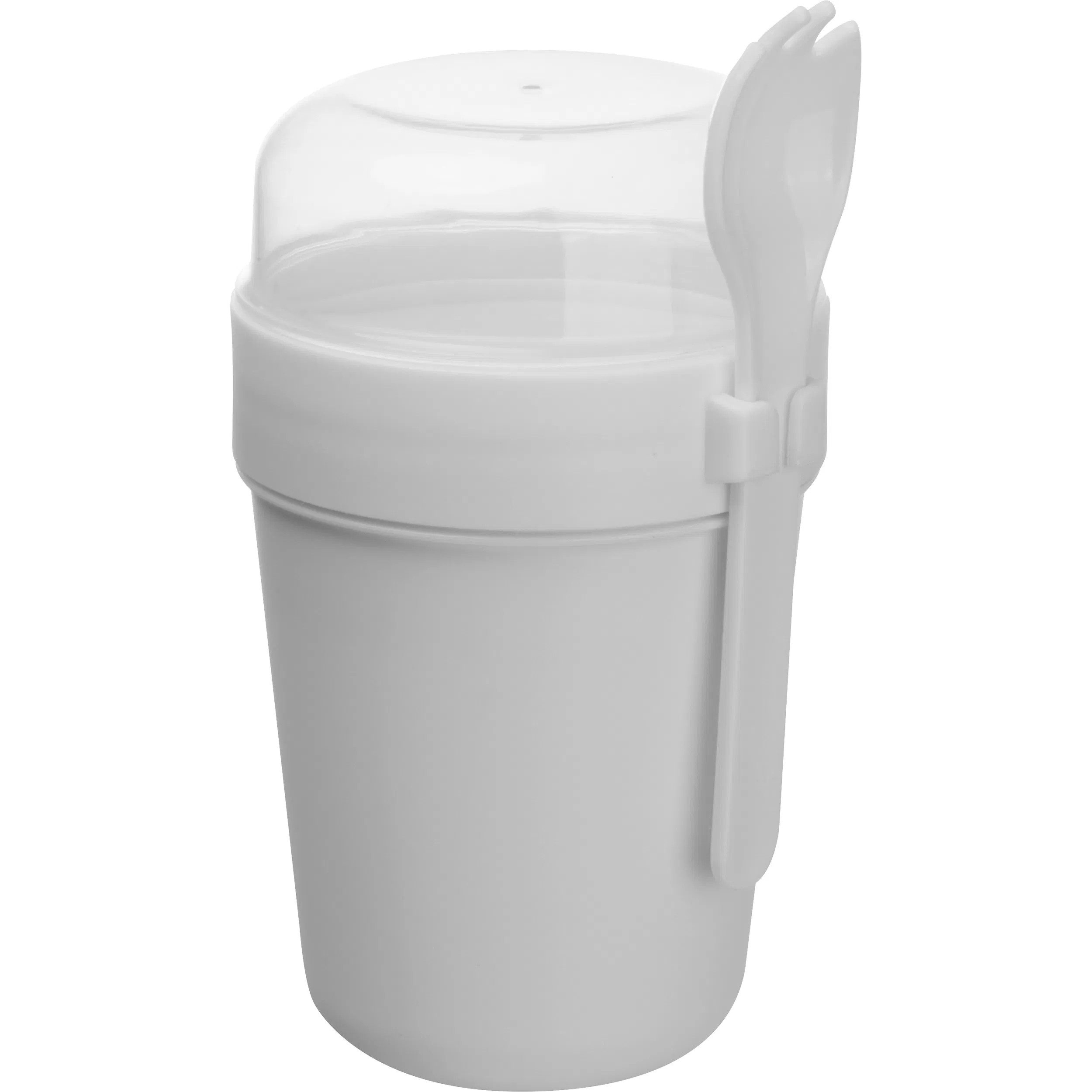 Macma Müslibox To-go Müslibecher / mit 2 Fächer 500 ml und 250 ml / mit Besteck