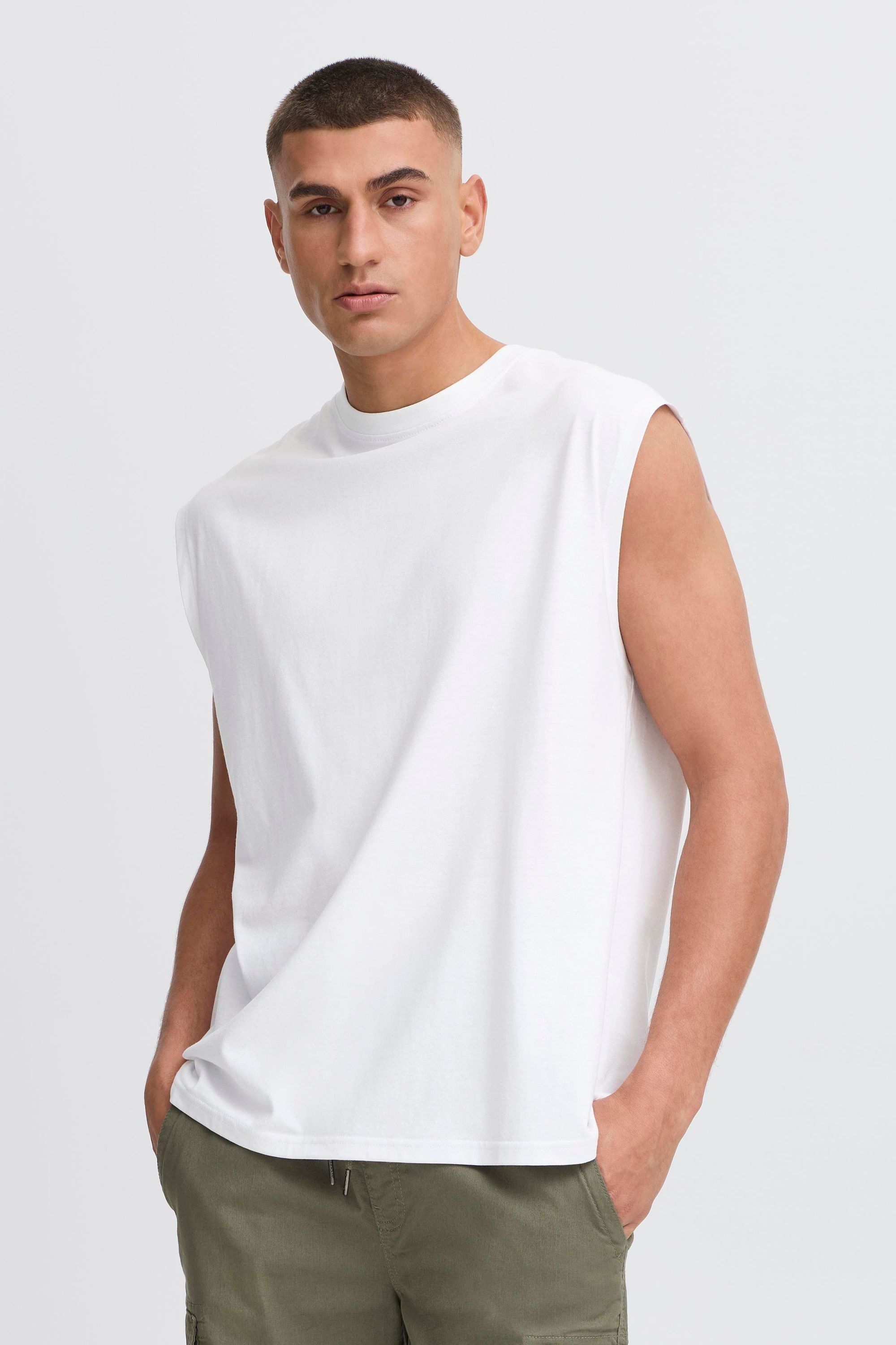 !Solid Rundhalsshirt SDBILO Modisches Tanktop günstig online kaufen