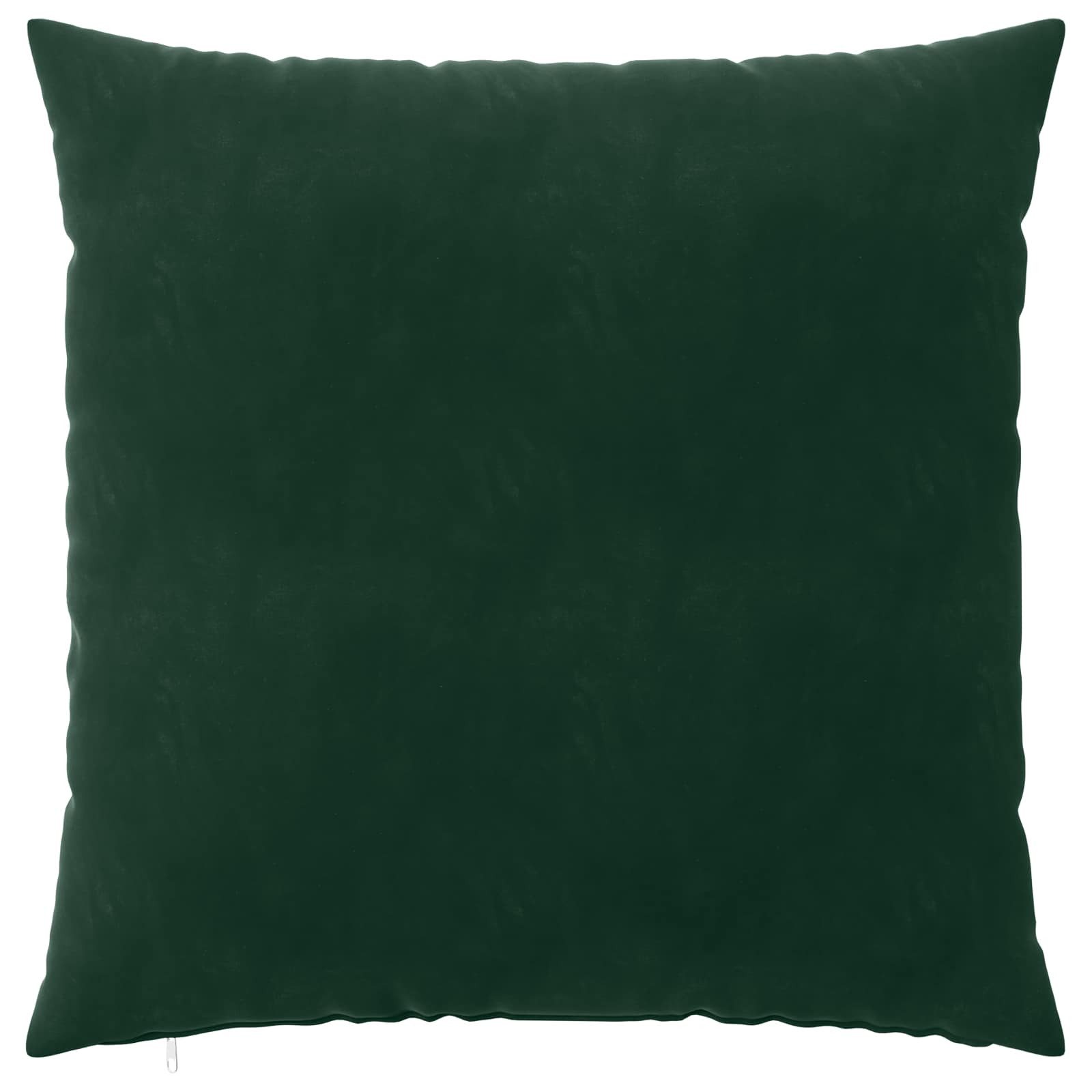 vidaXL Kissenbezug Kissenbezug 6 pcs HEERLEN Dunkelgrün 80 x 80 cm Samt, (6 Stück)