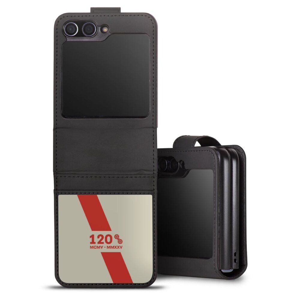 DeinDesign Handyhülle 1. FSV Mainz 05 E.V. 120 Jahre Bundesliga, Samsung Galaxy Z Flip 5 Hülle Handy Flip Case Wallet Cover