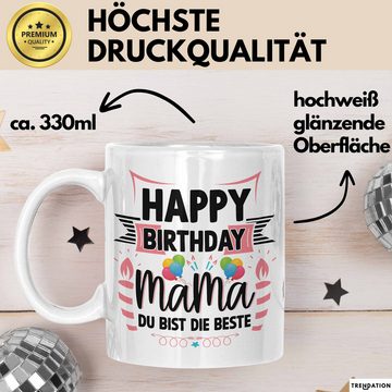 Trendation Tasse Happy Birthday Mama Du Bist Die Beste Tasse Geschenkidee für Mutter zu