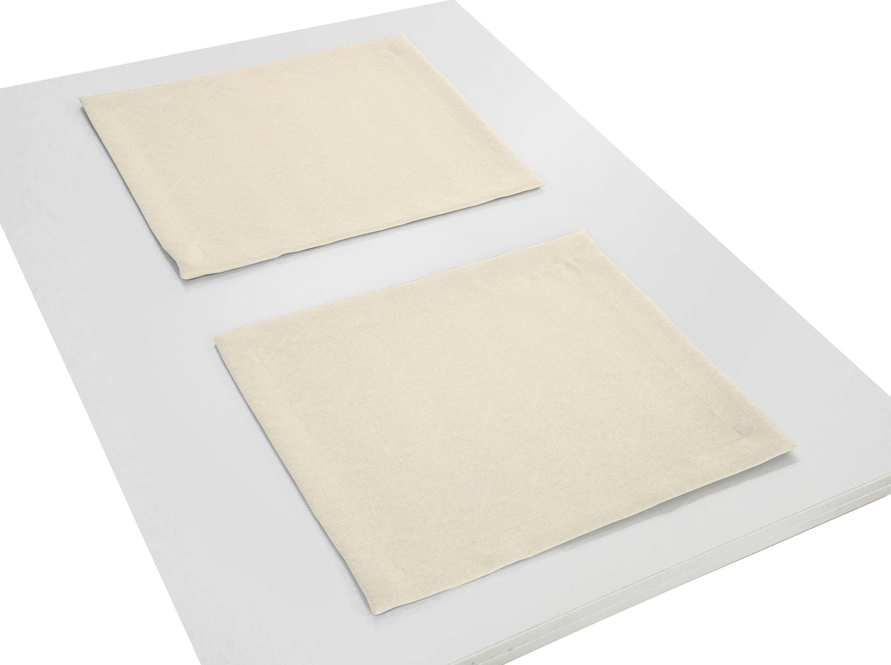 Adam Platzset Uni Collection, (2-St), GOTS günstig online kaufen