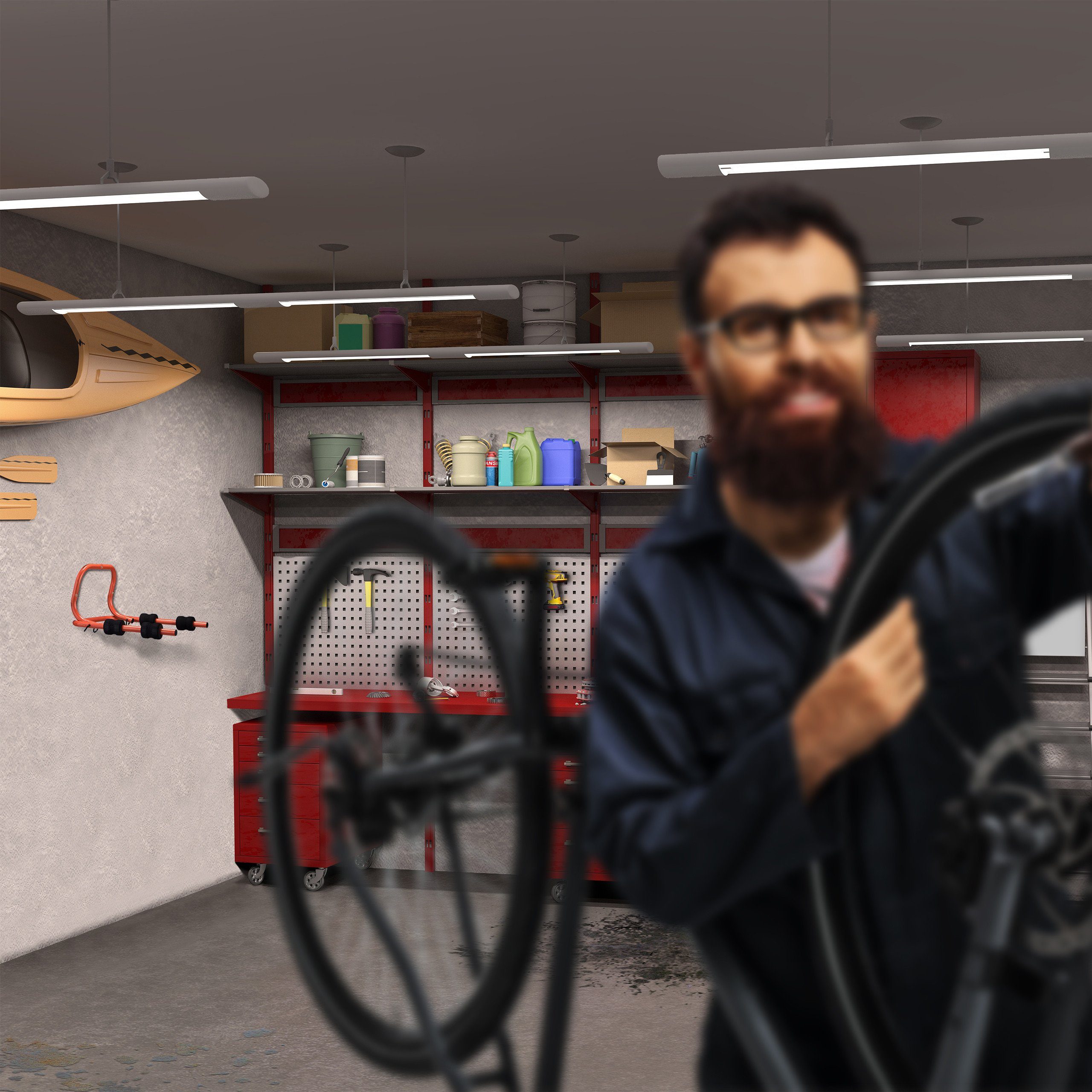 relaxdays Fahrradwandhalterung Fahrrad Wandhalterung für 2 Räder