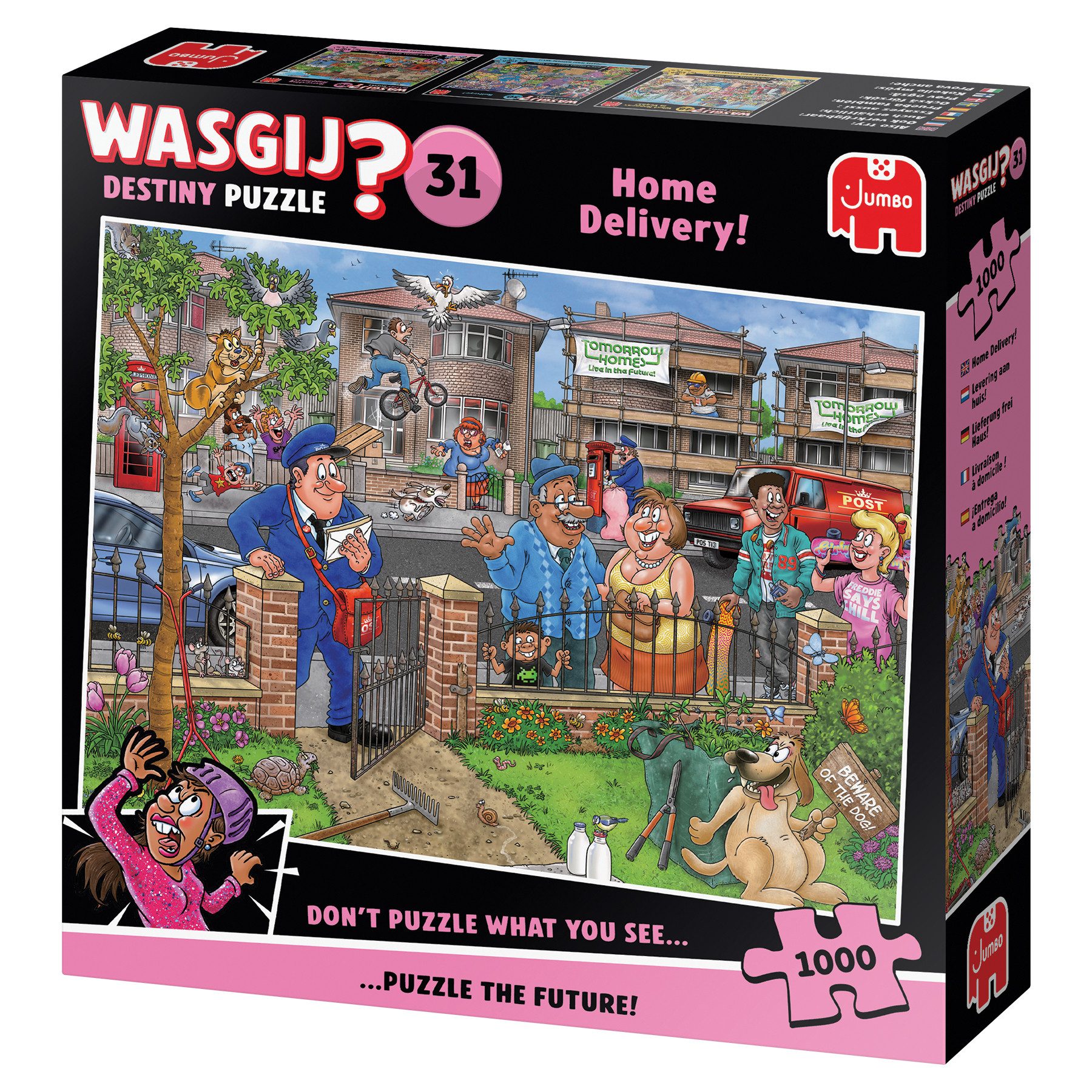 Jumbo Spiele Puzzle Wasgij? Destiny Puzzle 31 - Lieferung frei Haus - 1000 Teile Puzzle, 1000 Puzzleteile