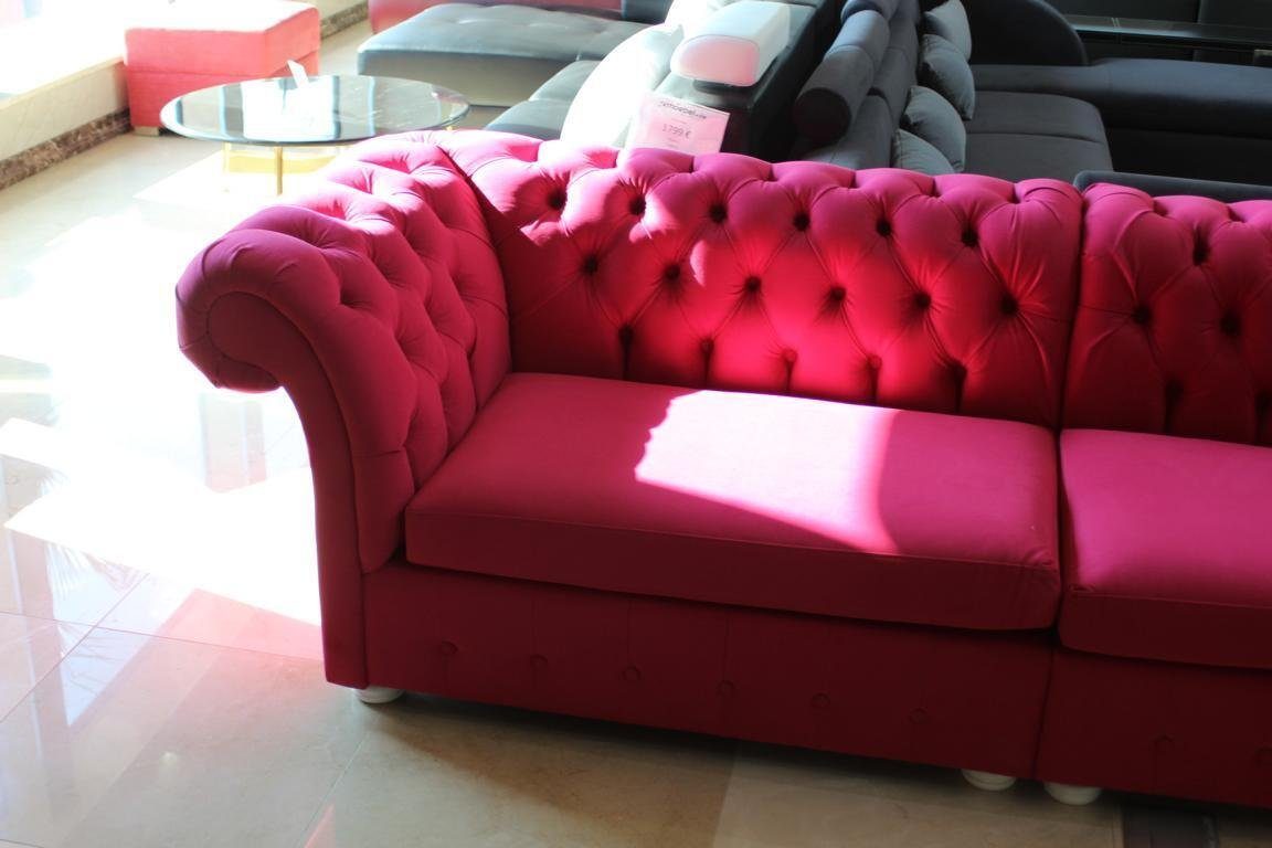 JVmoebel 4-Sitzer Design Sofa 4er 2 Teile Sitzer Samt Sitz Couch 4 Sofort, Möbel Sofa Sofas