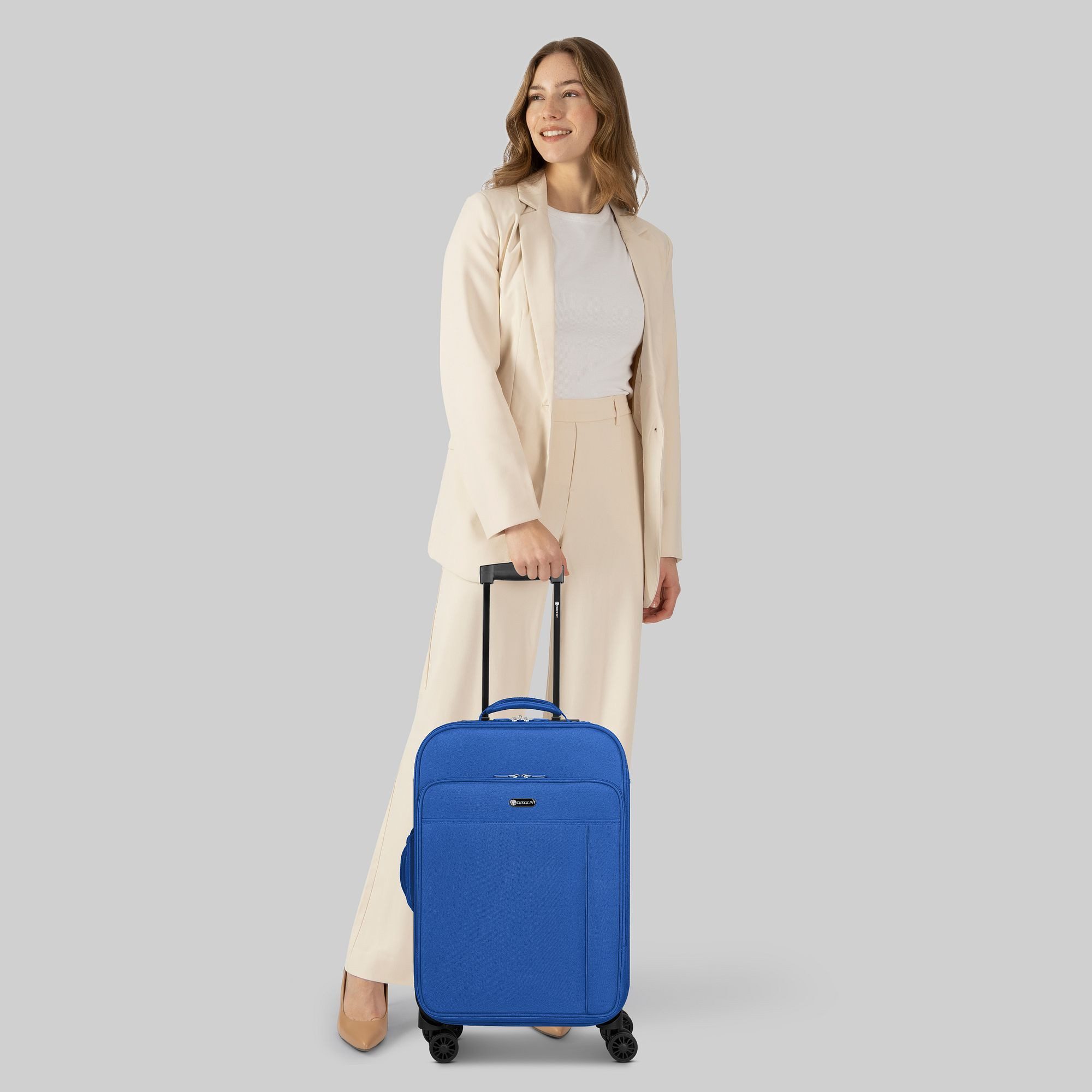 CHECK.IN® Weichgepäck-Trolley Sevilla 2.0, 4 Rollen, Polyester
