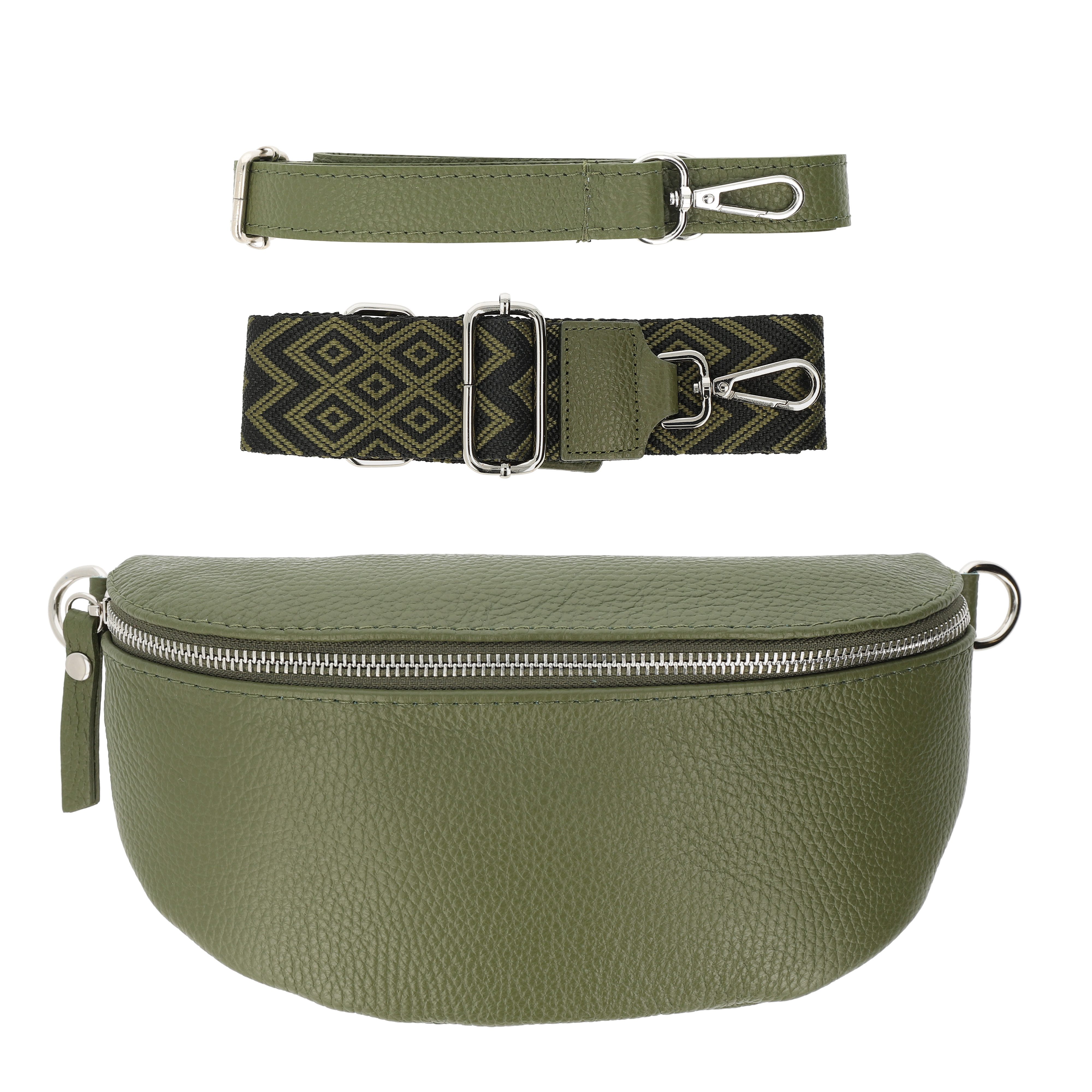 Gürteltasche Bauchtasche Leder Damen, Crossbody Bags Damen, Echte Ledertaschen