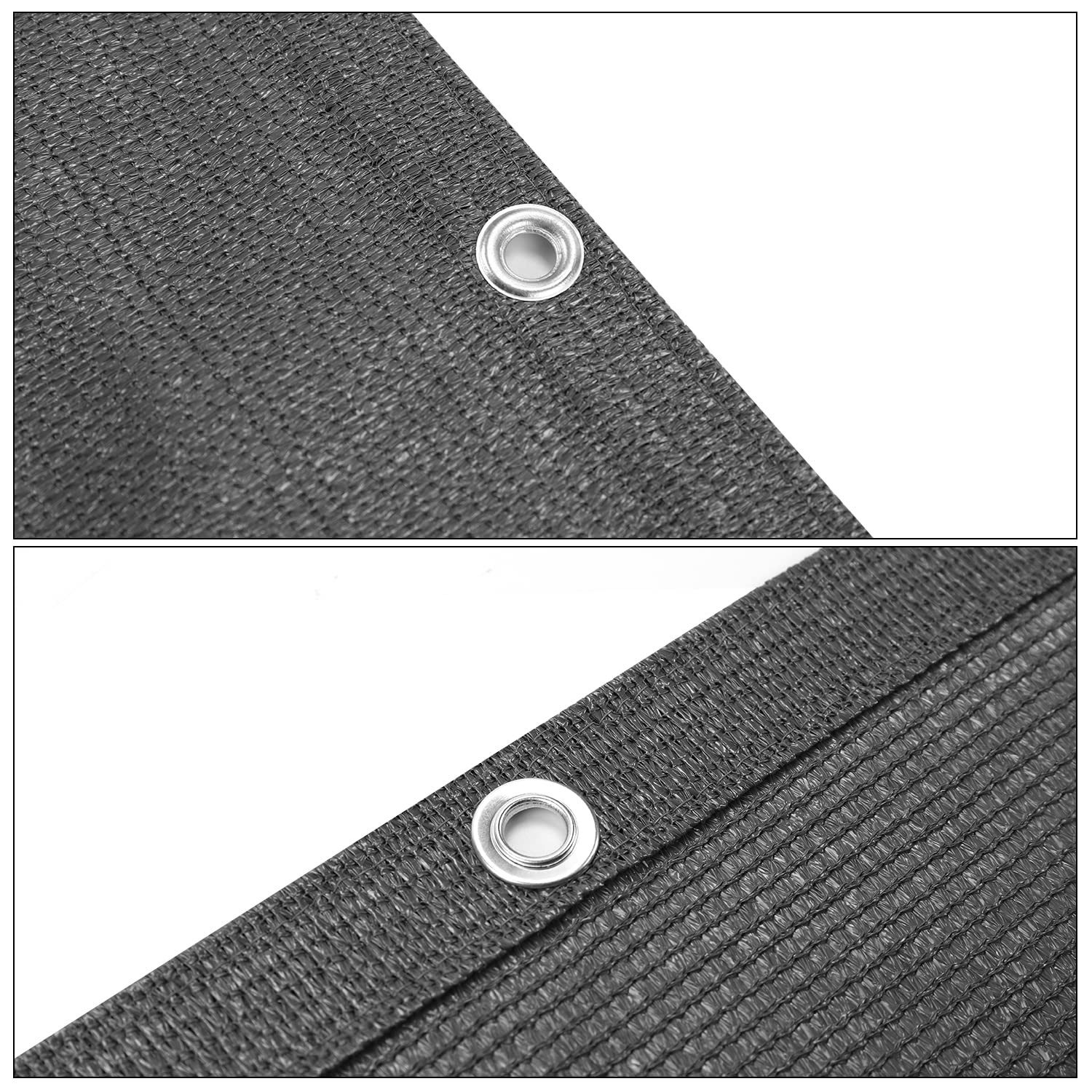 Sekey Balkonsichtschutz Balkon Sichtschutz aus 220g/m² HDPE Balkonbespannung zum Zuschneiden Robustes und wetterfestes Material mit Kordel und Kabelbinder – Bild 5 von 5
