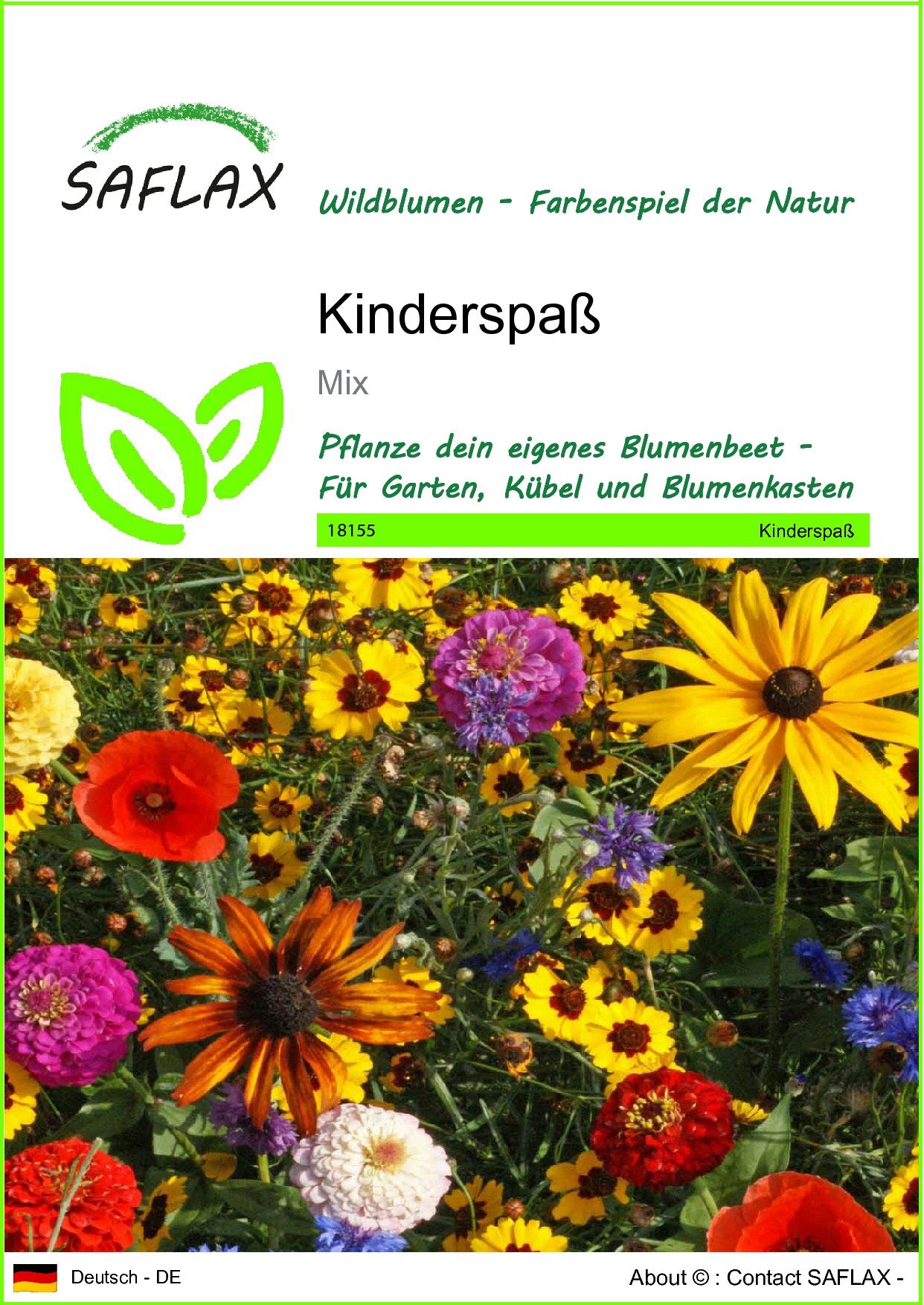 Blumensamen SAFLAX - Samen - Kinderspaß