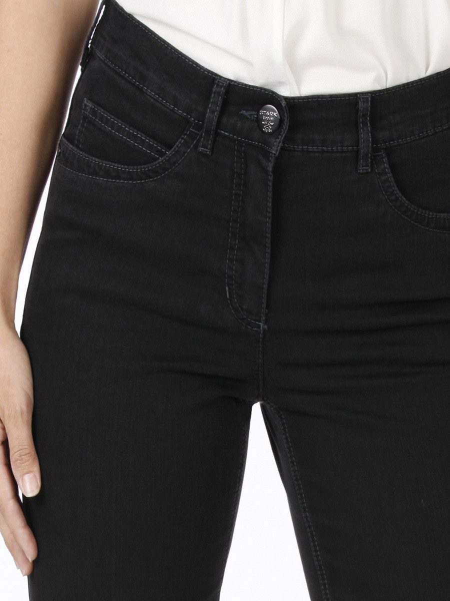 STARK DIE HOSE Stretch-Jeans Style GRETA, Damen Jeans, unsichtbaren Dehnbund, auch Kurzgröße OEKO-TEX® Standard 100