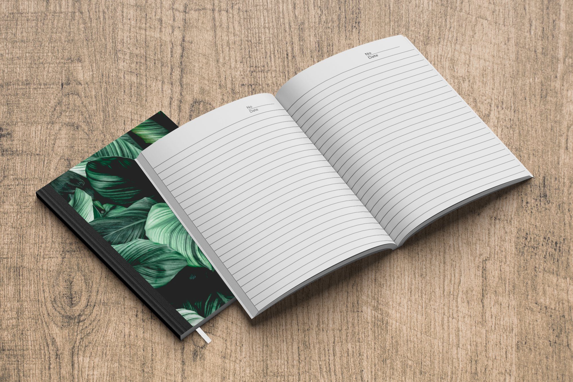 Pflanzen Dschungel Journal, Merkzettel, Notizheft, - Natur, Tropisch 98 - Haushaltsbuch Notizbuch Seiten, Tagebuch, Blätter A5, - MuchoWow -