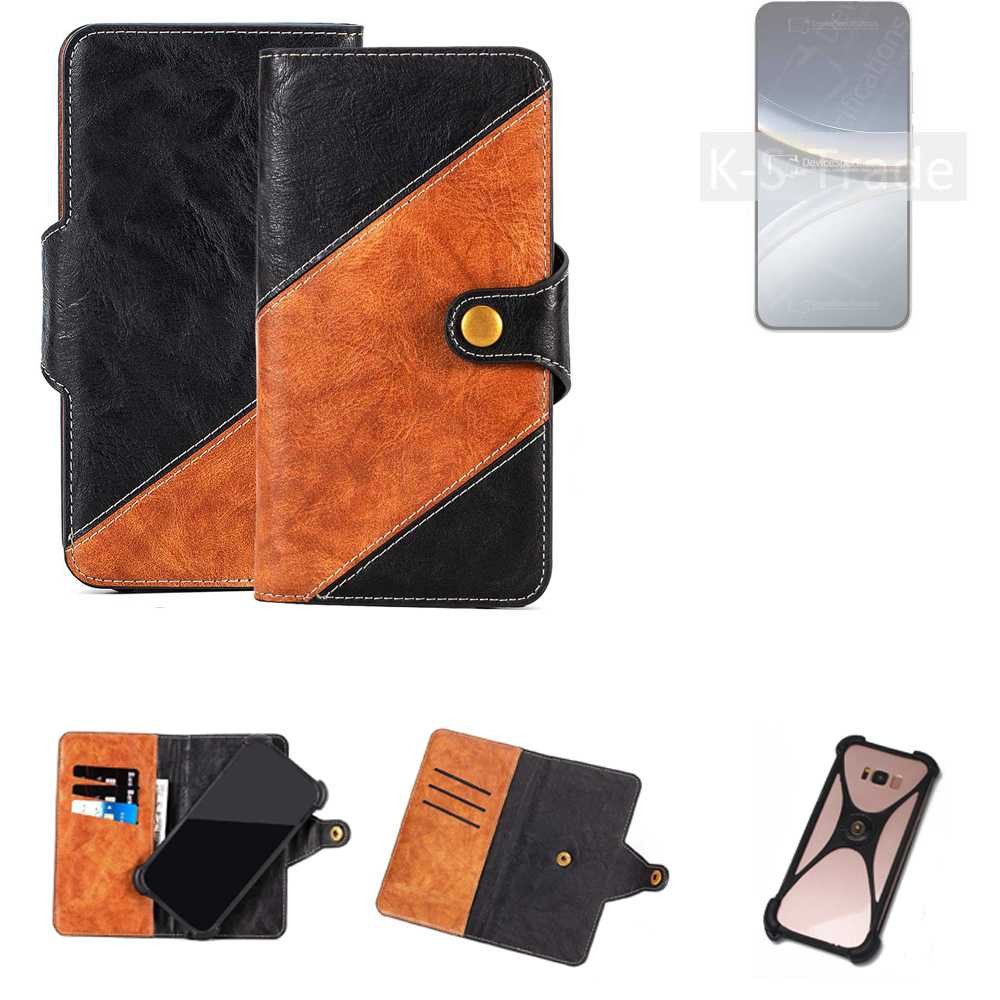 K-S-Trade Handyhülle für POCO F7, Handyhülle Schutzhülle Bookstyle Case Wallet-Case Handy Cover
