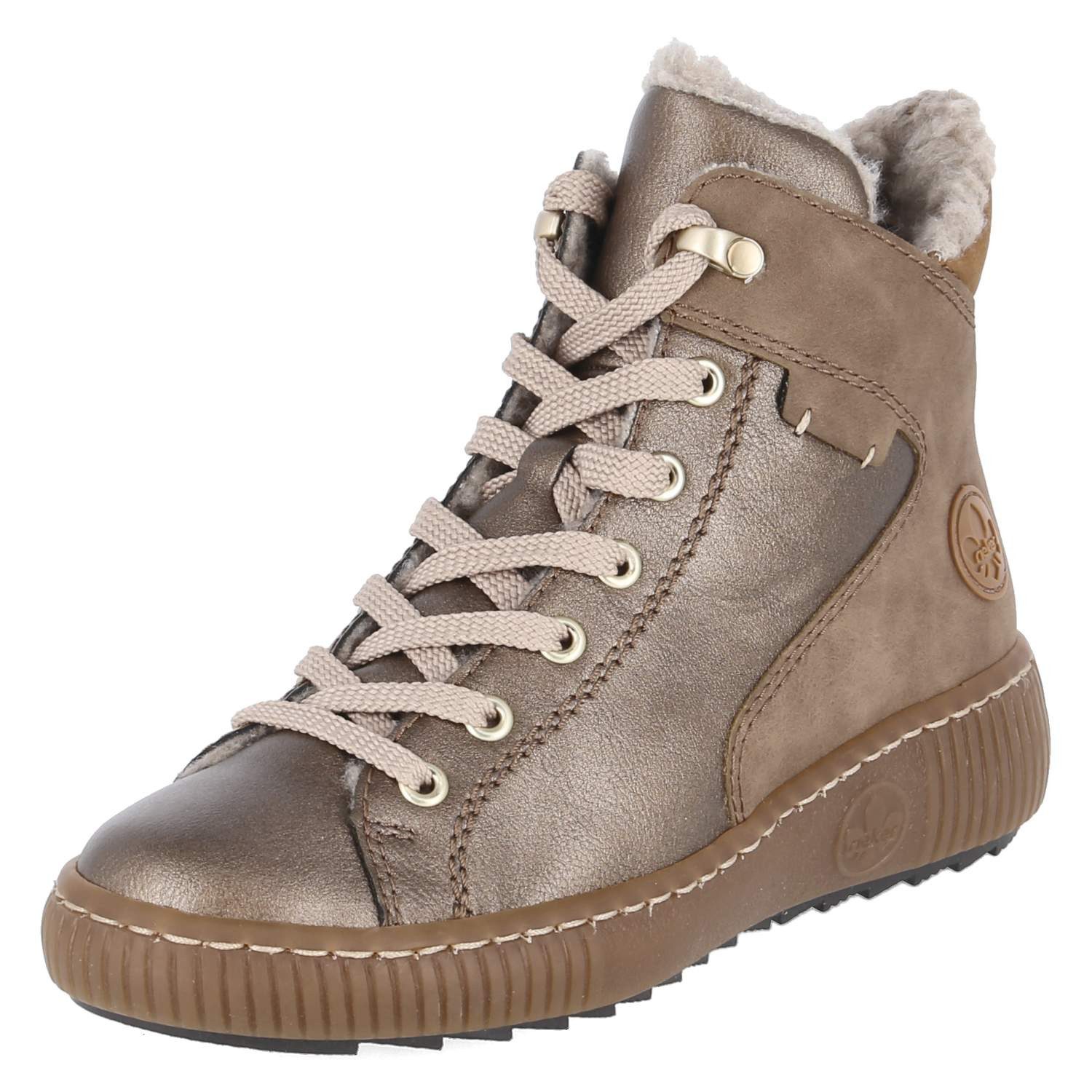 Rieker Rieker Z6614-90 Damen Kunstleder bronze Winterstiefel günstig online kaufen