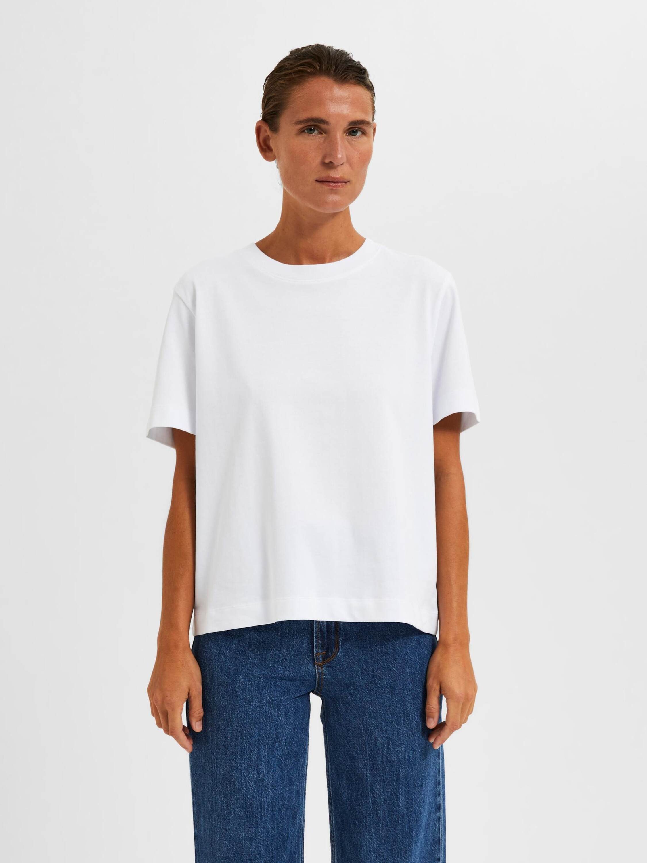 SELECTED FEMME T-Shirt SLFEssential (1-tlg) Plain/ohne günstig online kaufen