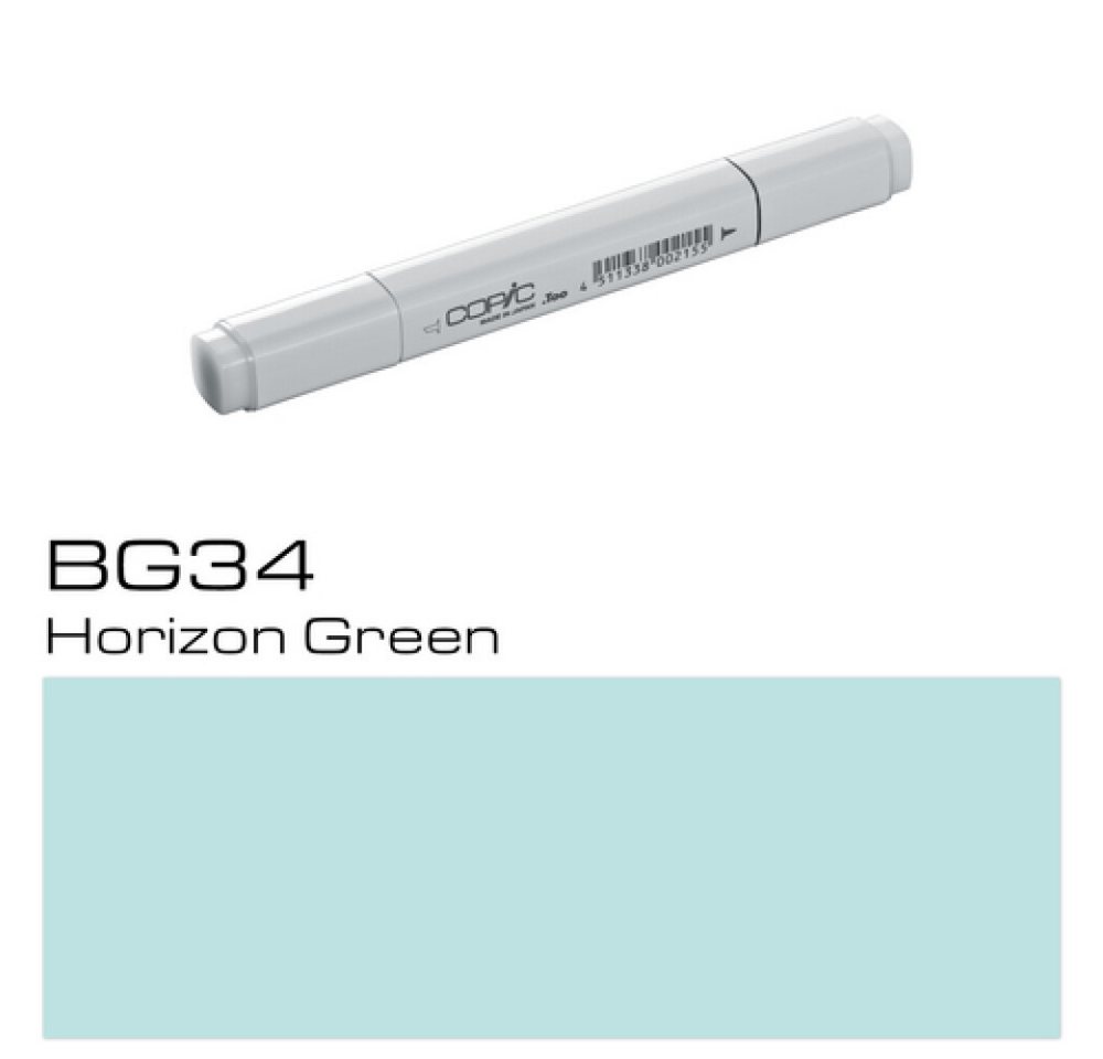 Thumbnail - COPIC Marker Marker BG34, Horizon Green - Layoutmarker für Grafiker, (1-tlg)