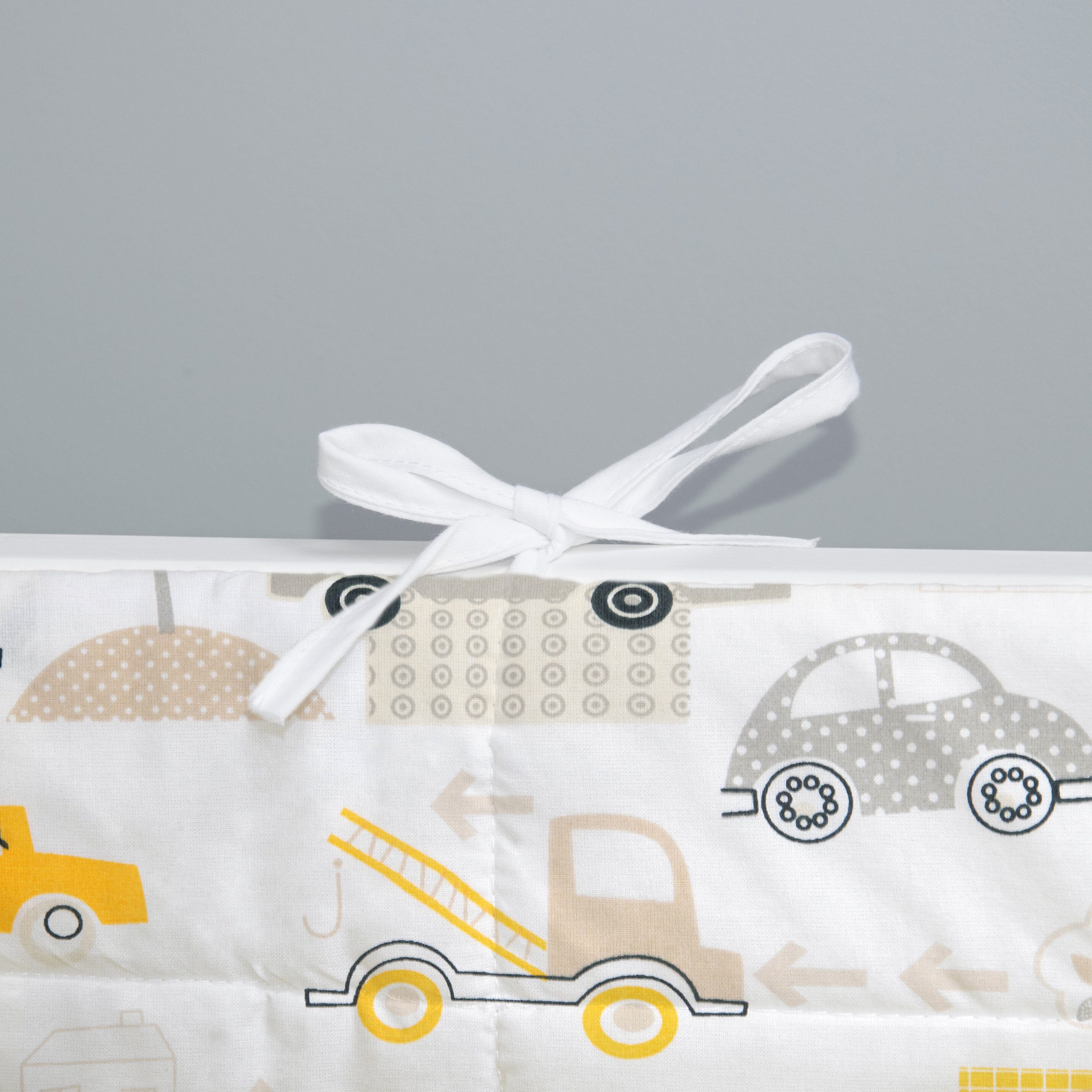 Amilian Bettnestchen - Bettumrandung 180x30 cm für Kinderbett 120x60 geeignet (Kopfschutz), (Nestchen, Kantenschutz), Umrandungen