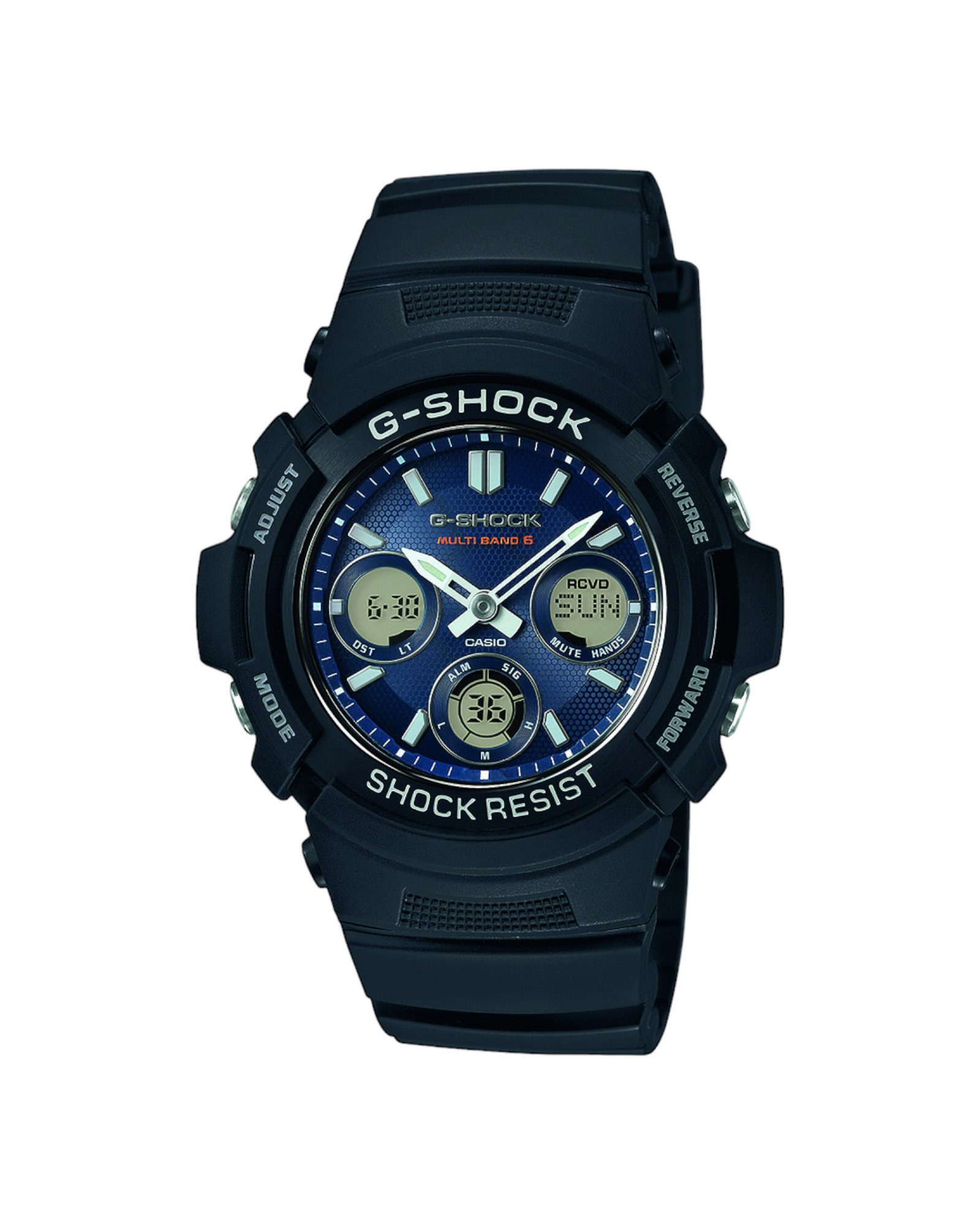 CASIO Solaruhr, Casio G-Shock Solar-und Funkuhr AWG-M100SB-2AER