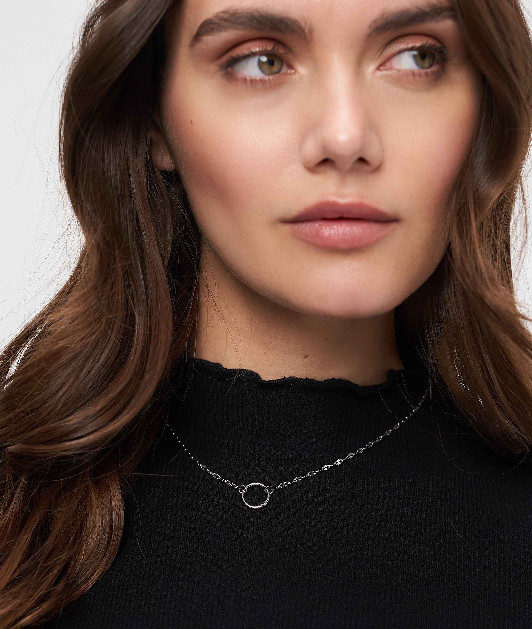 Tamaris Charm-Kette Schmuck Geschenk Edelstahl Charm Halskette The Lip Chain – Bild 4 von 5