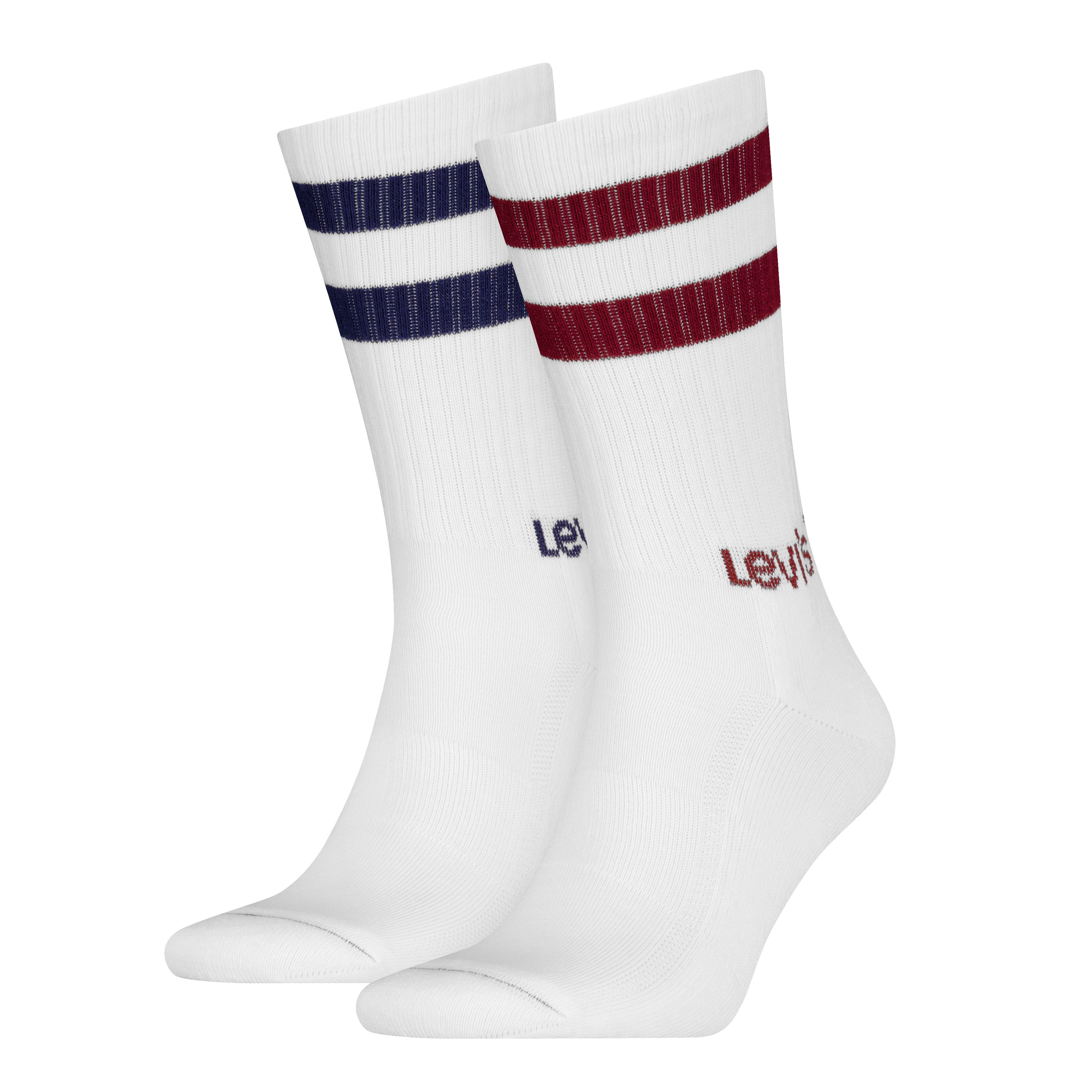 Socken LEVIS UNI REG CUT SPORT STRIPE 2P
