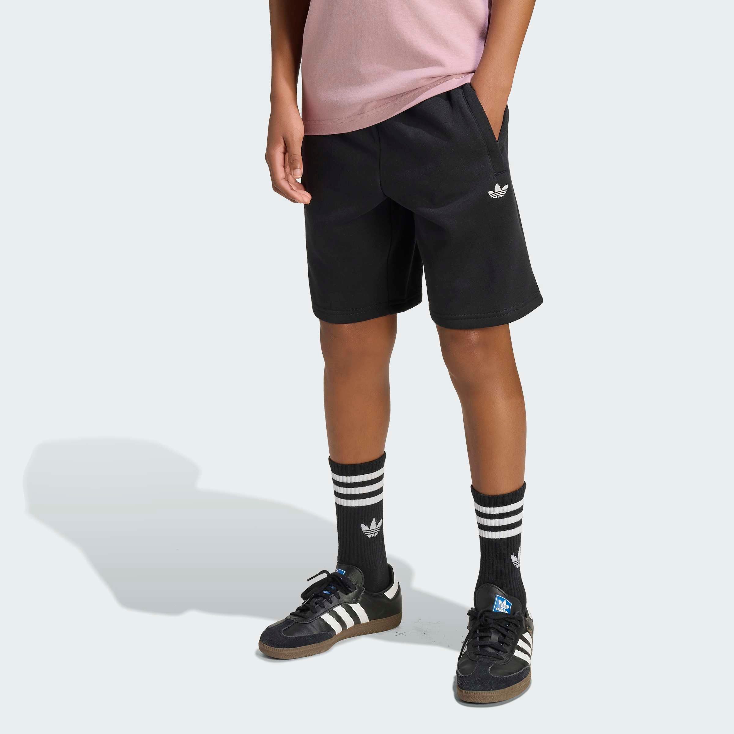 adidas Originals Shorts REGULAR FLEECE für Kinder, mit Kordelverschluss, normale Weite