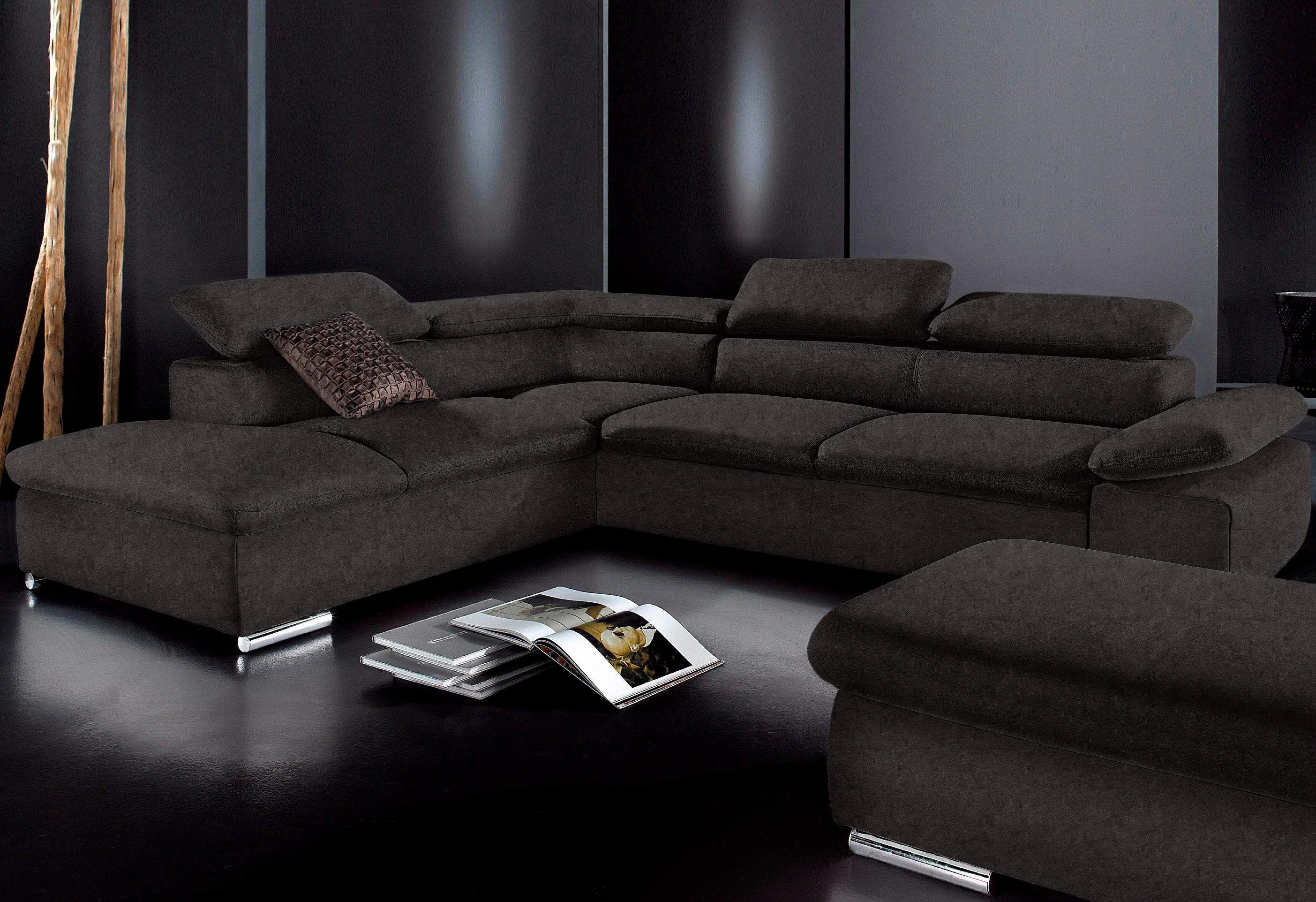 sit&more Ecksofa Alcudia L-Form, mit Armteilverstellung, optional Kopfteilv günstig online kaufen