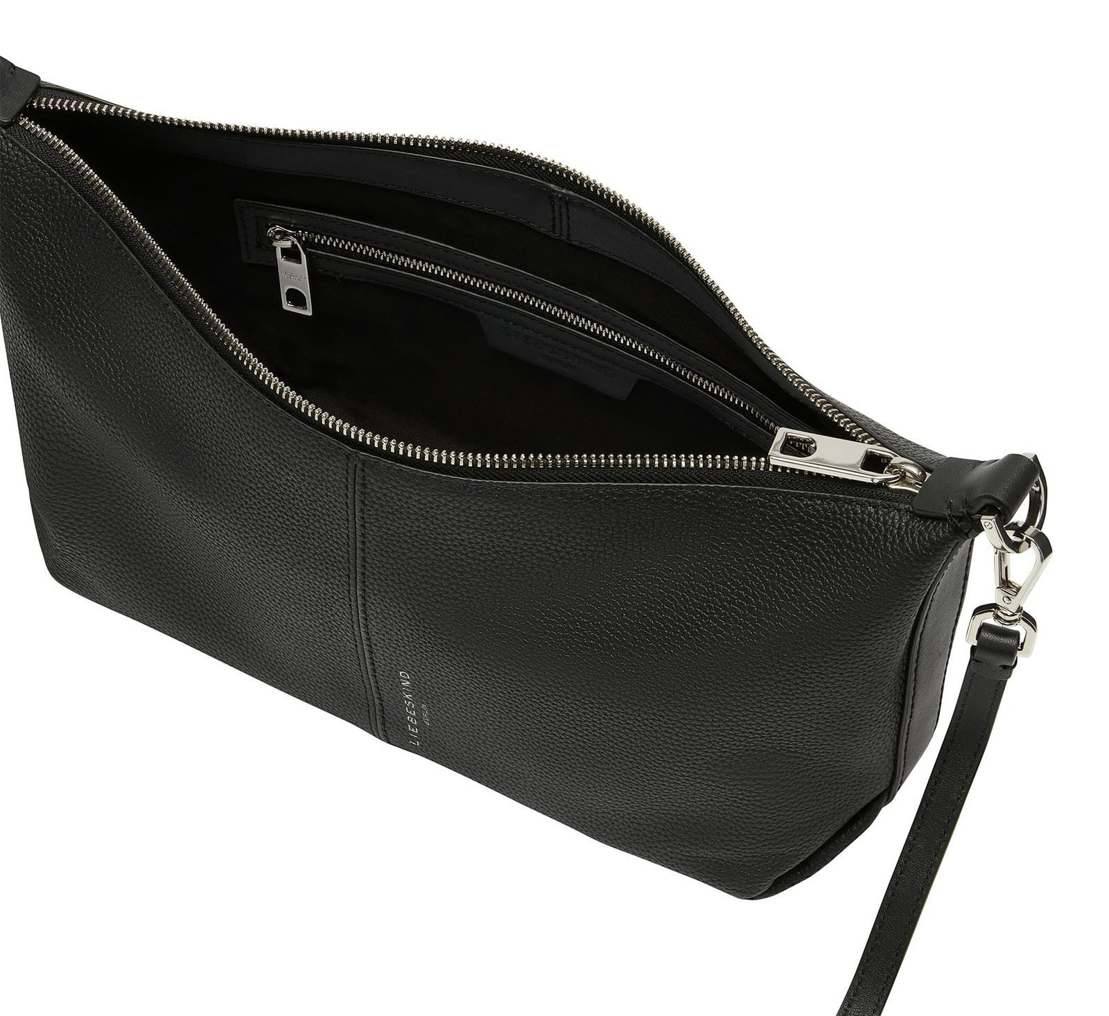 Liebeskind Berlin Schultertasche Paris 4 Small Pebble, aus echtem Rindsleder