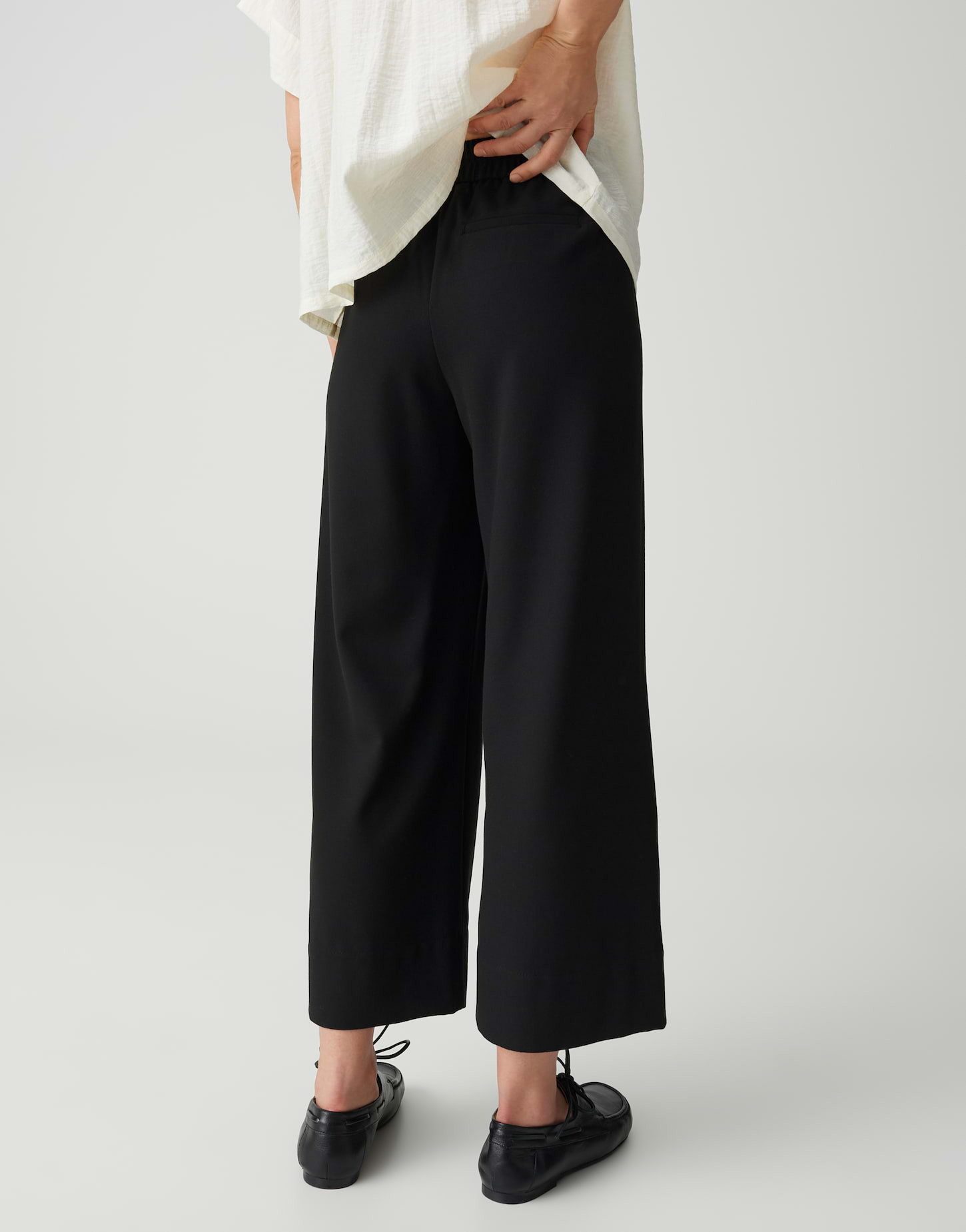 OPUS Culotte mit Crepe Optik Vorverlegte Seitennaht für modernen Shape
