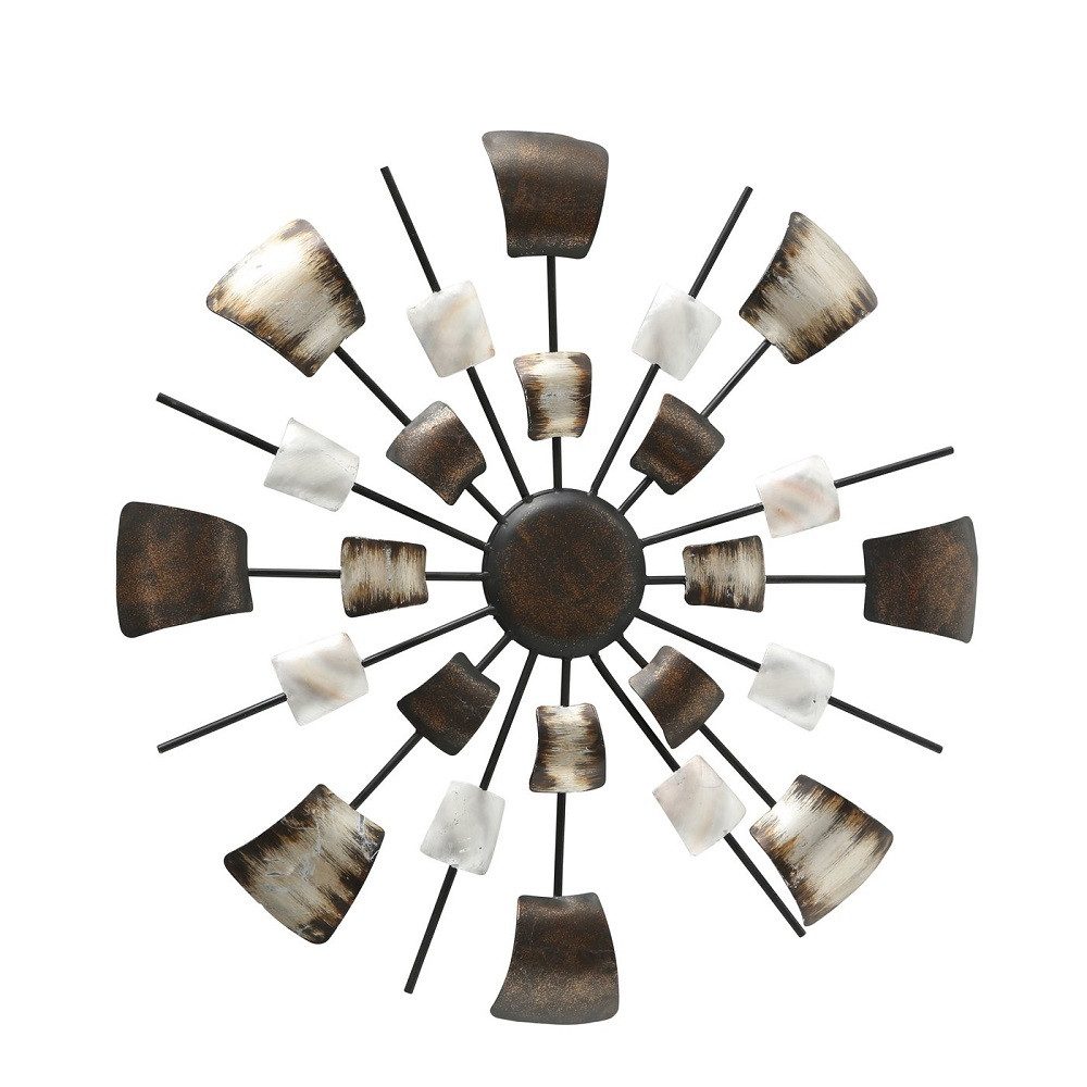 BOLTZE GRUPPE GmbH Hängedekoration Wandobjekt Elijah Eisen rund pulverbeschichtet Ø 68 cm