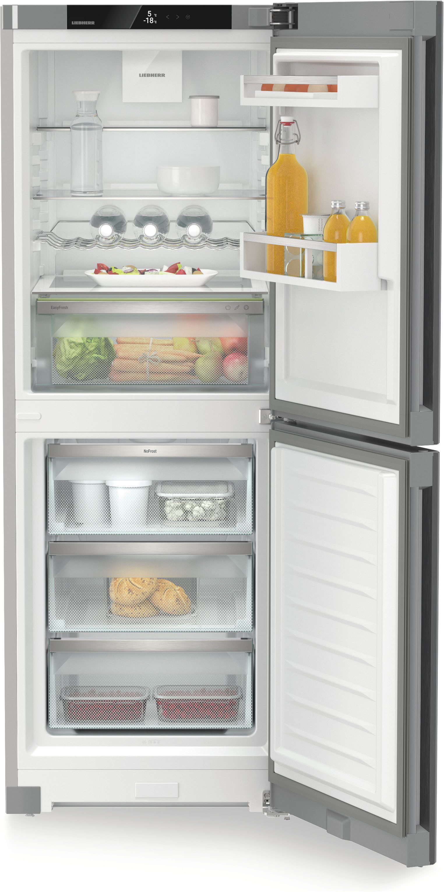 Liebherr Kühl-/Gefrierkombination Plus CNsfc 5023_994898551, 165,5 cm hoch, 59,7 cm breit, mit EasyFresh und NoFrost
