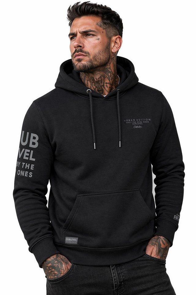 SUBLEVEL Kapuzenpullover Herren Zipper Hoody Jacke Pullover Hoodie Super Soft S-XXL Perfekte Passform Hochwertige Verarbeitung, Angenehm weich & bequem