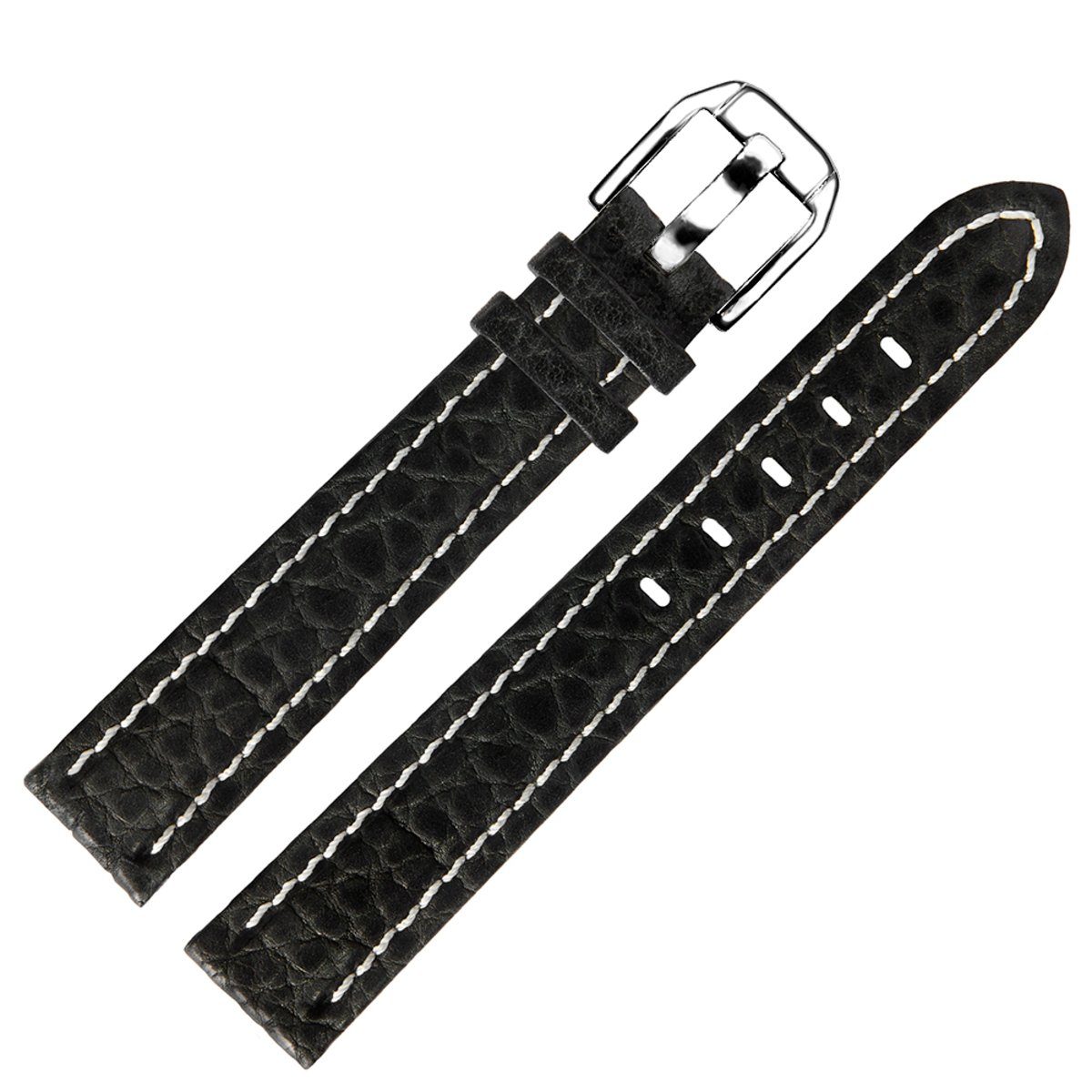 MARBURGER Uhrenarmband 22mm Leder