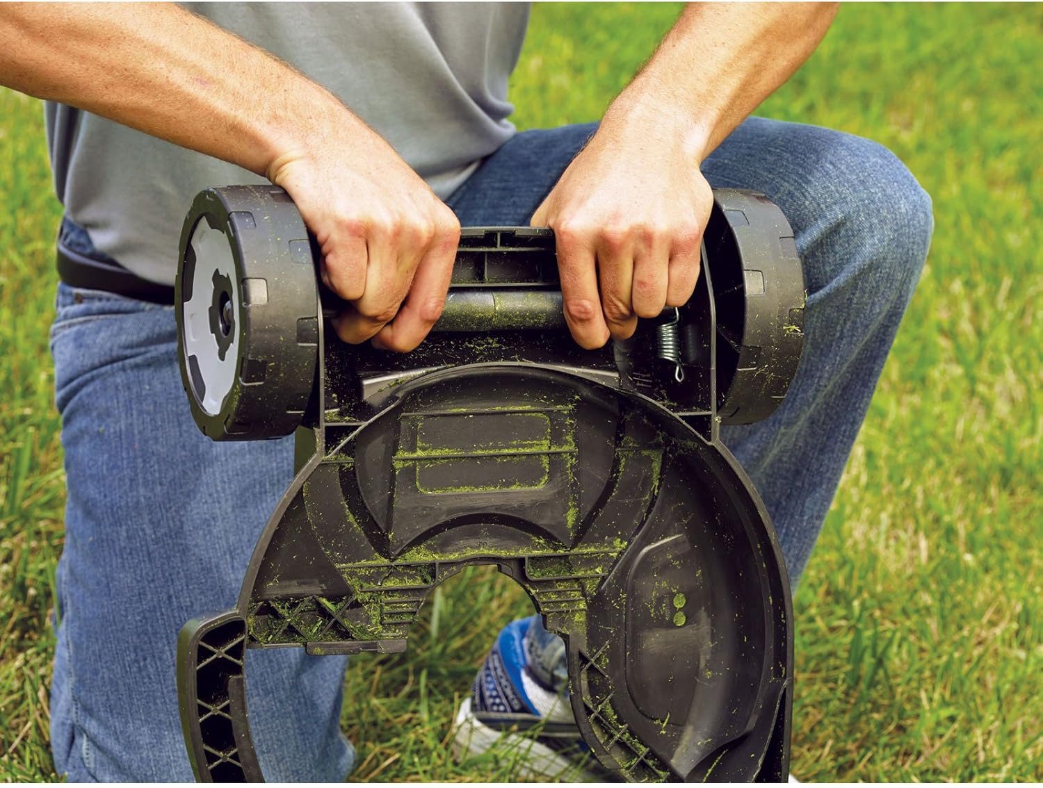 Black + Decker Akku-Rasentrimmer 3-in-1 City Mähaufsatz (40-60 mm Schnitthöhe für Rasentrimmer), (1 St)